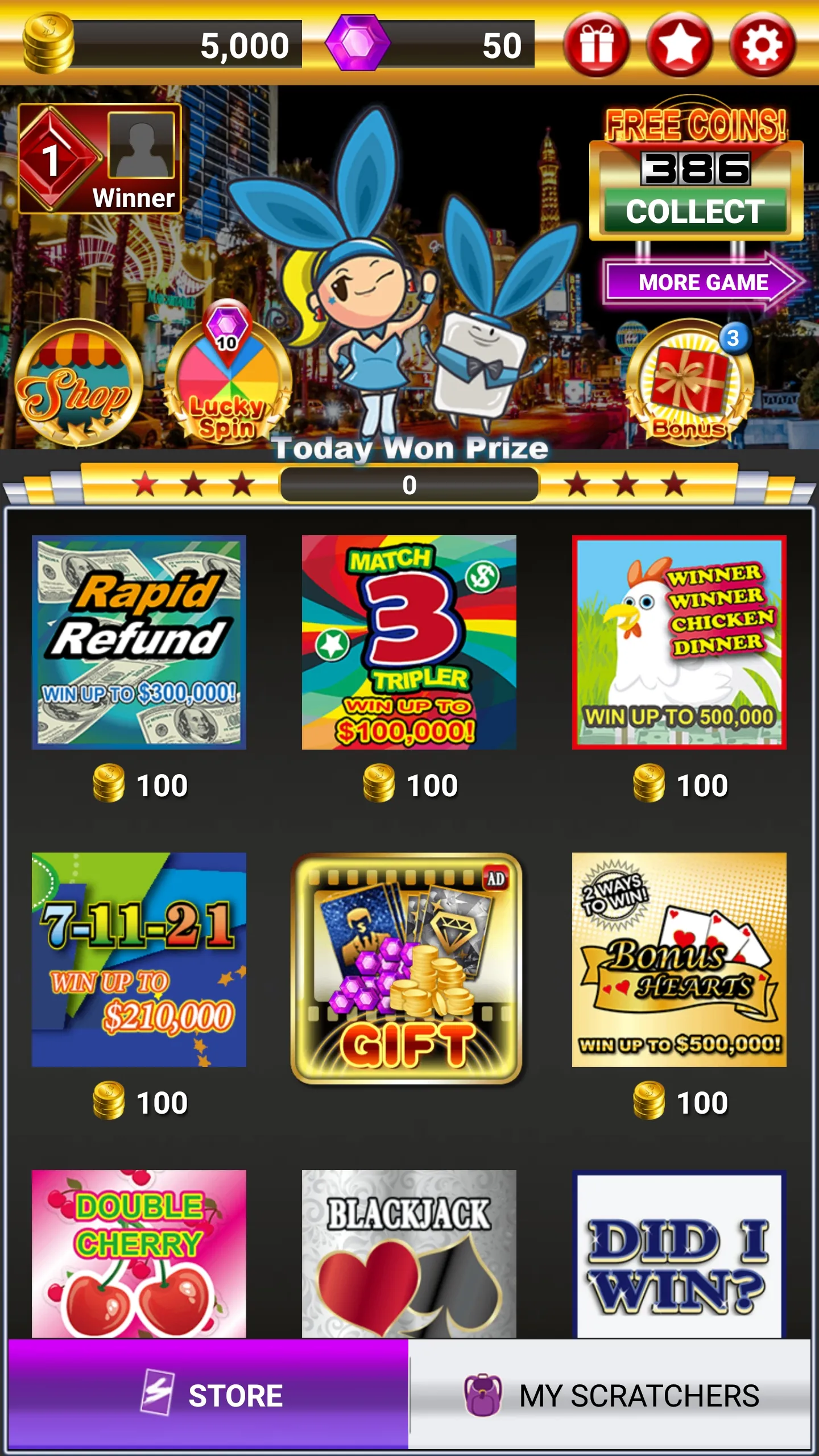 Lotto Scratch – Las Vegas | Indus Appstore | Screenshot