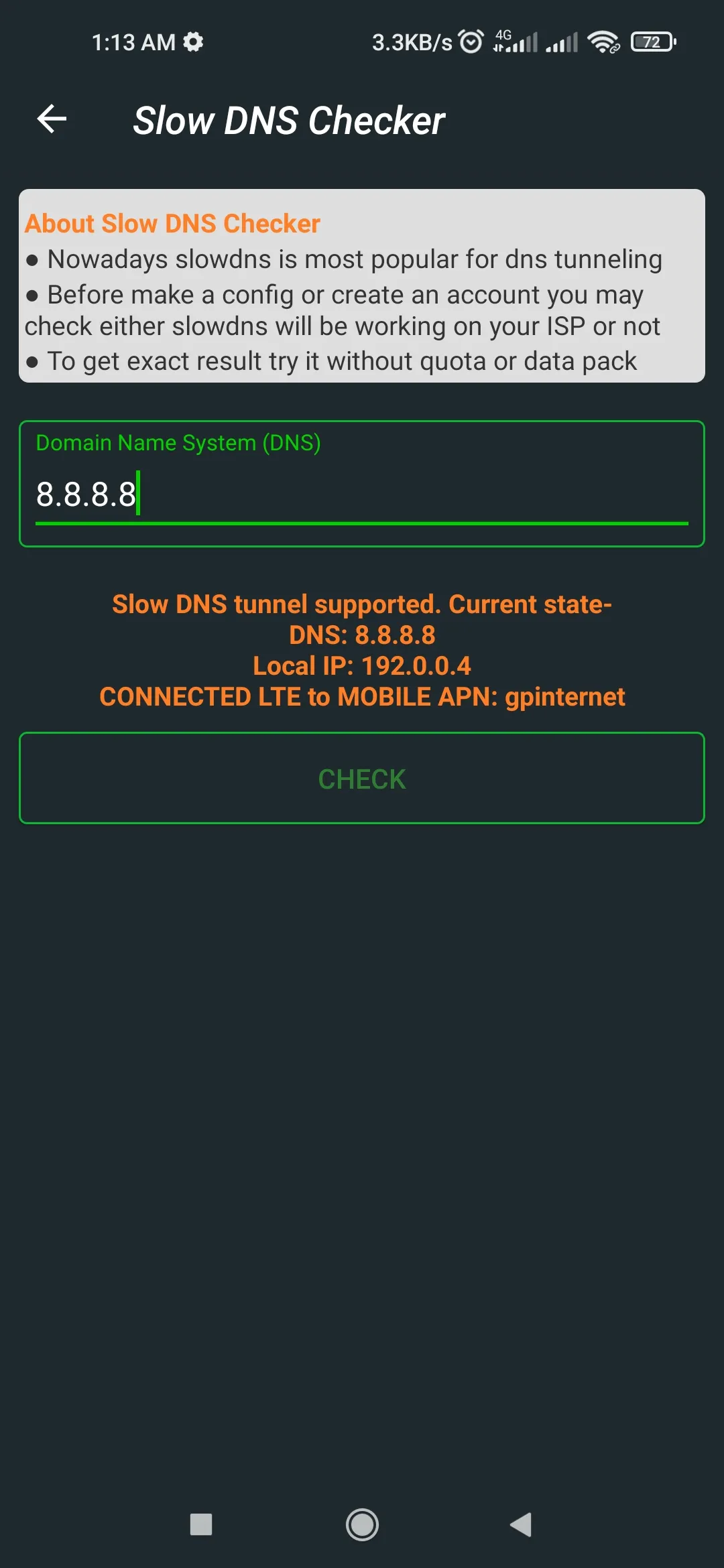 ZIVPN Tunnel (SSH/DNS/UDP) VPN | Indus Appstore | Screenshot
