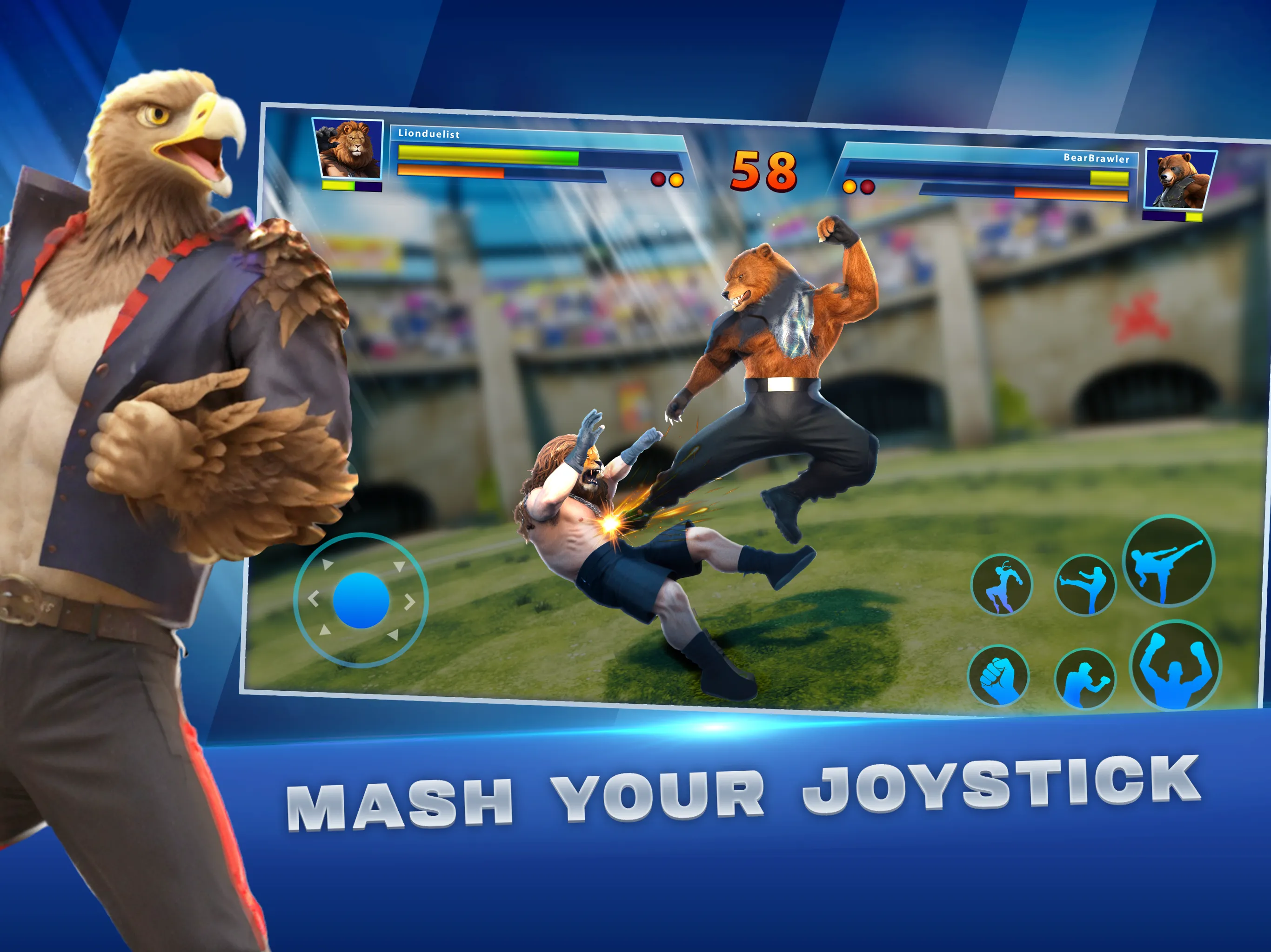 Animals Arena: Fighting Games | Indus Appstore | Screenshot