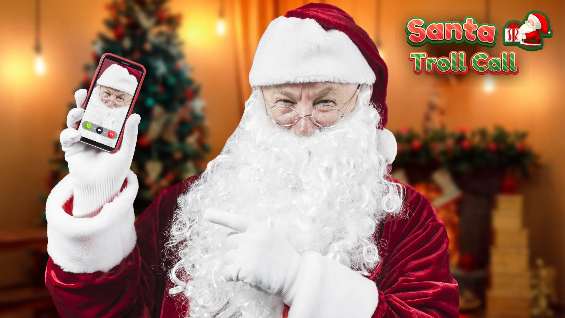 Santa Troll Call: Fake Video | Indus Appstore | Screenshot