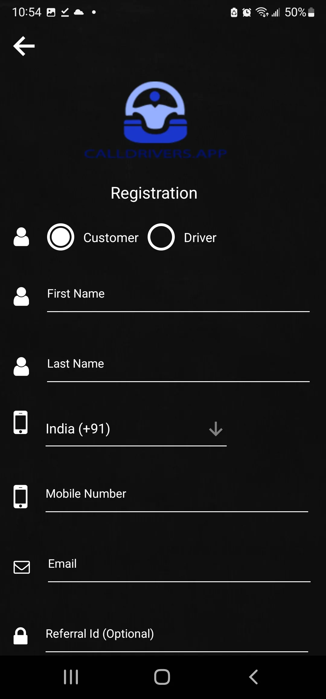 Calldrivers.App | Indus Appstore | Screenshot