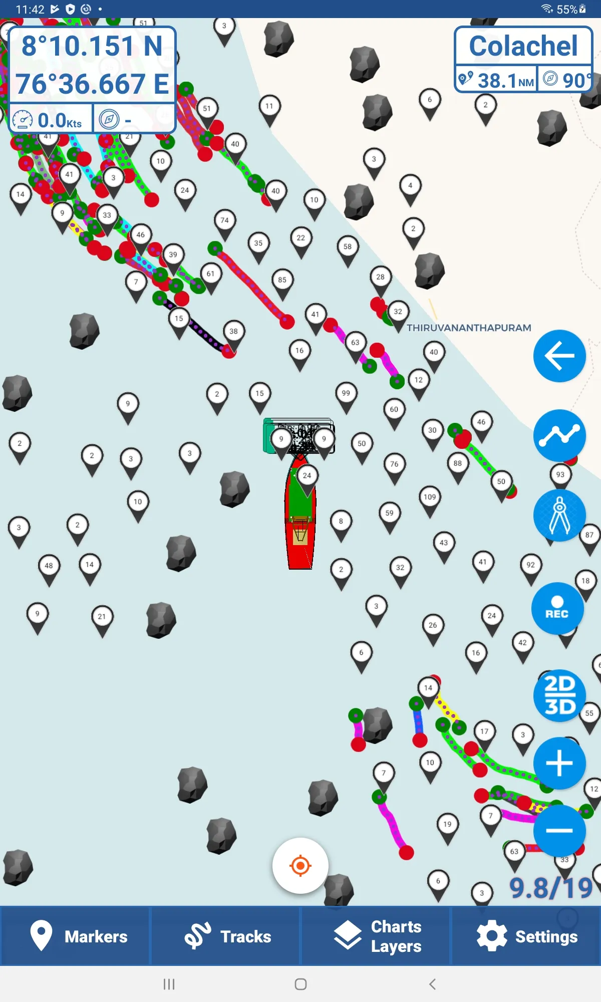 Kadal Map - Marine Navigation | Indus Appstore | Screenshot