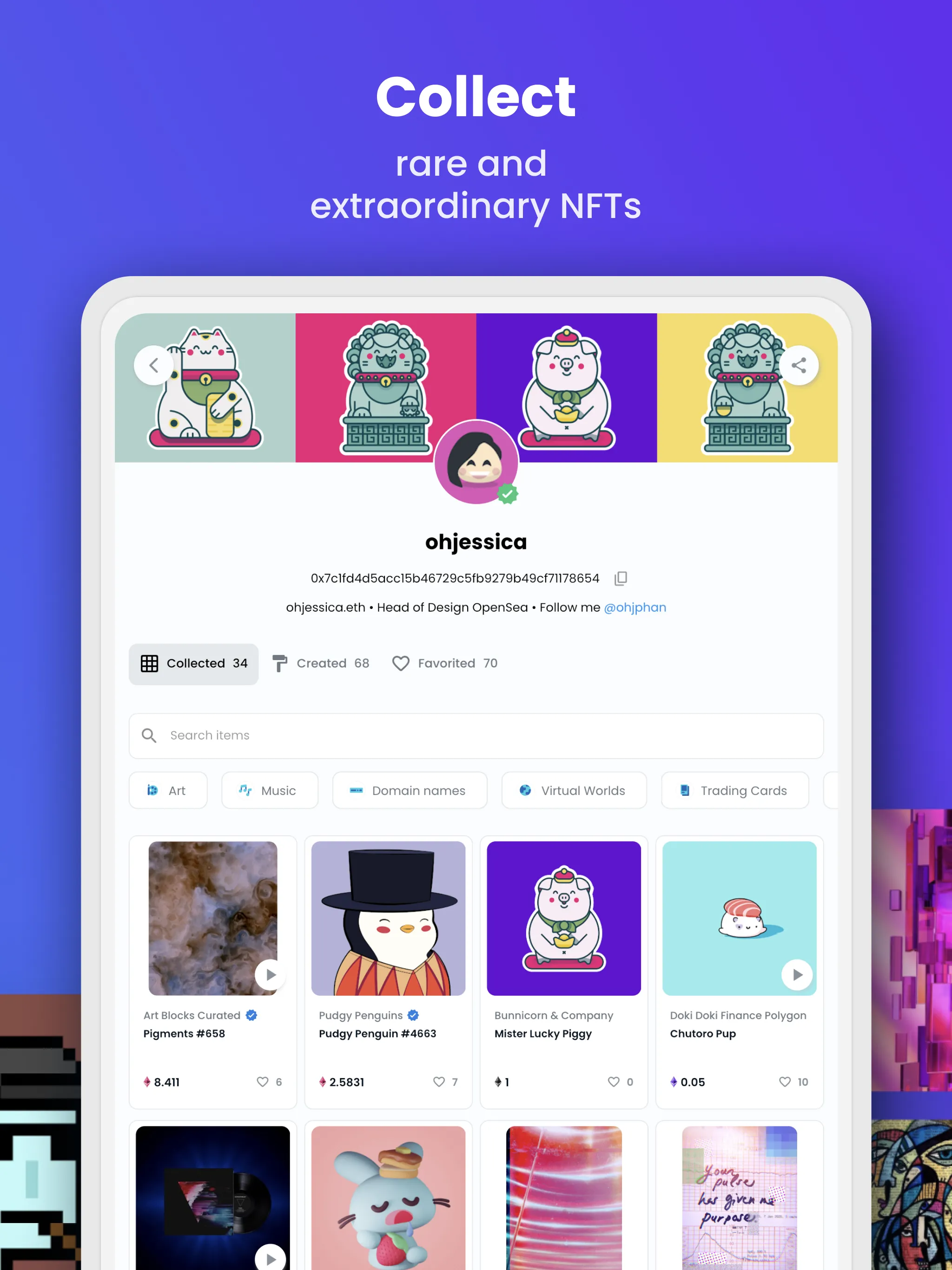 OpenSea: NFT marketplace | Indus Appstore | Screenshot