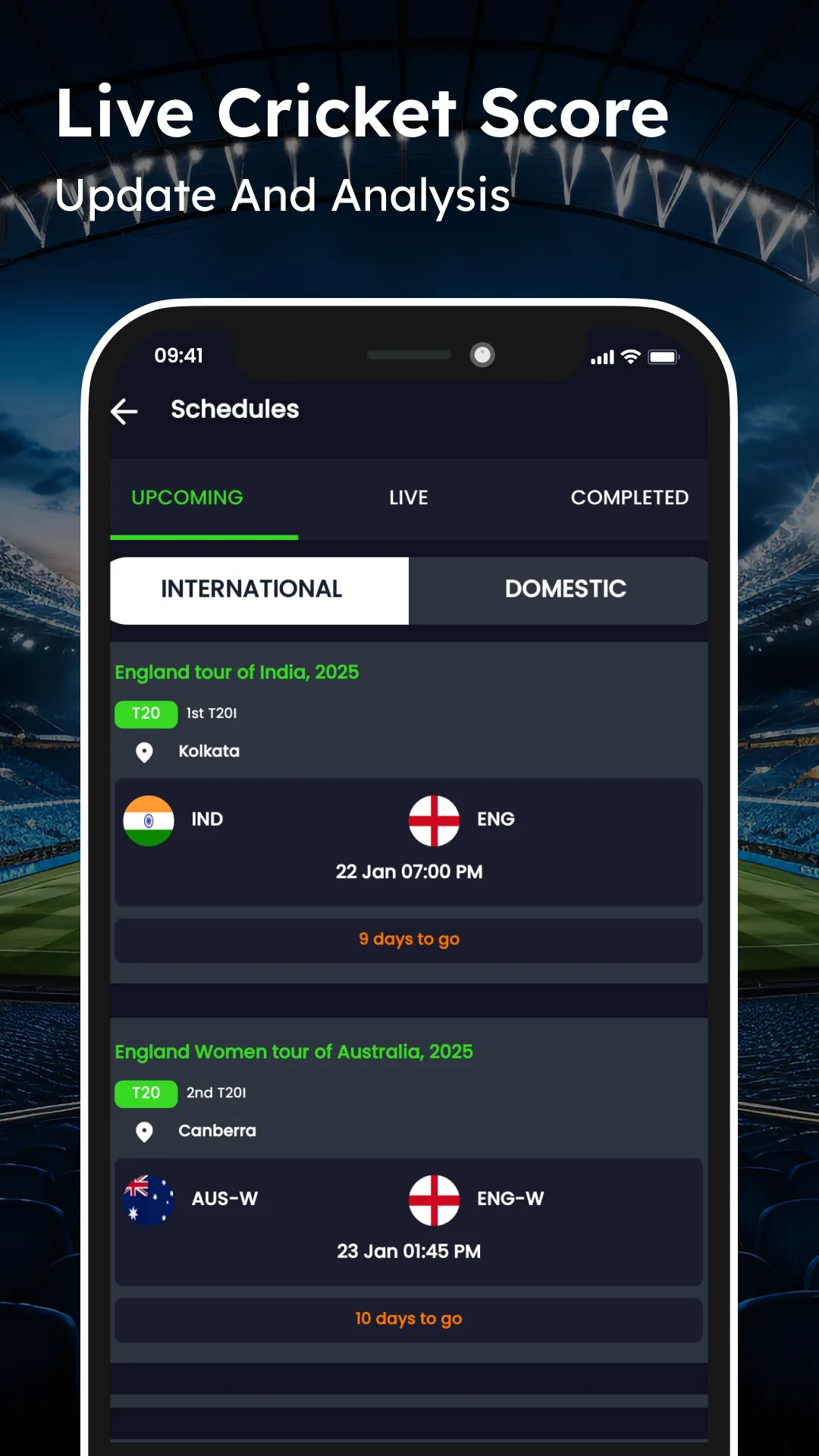 Live Cricket TV HD | Indus Appstore | Screenshot