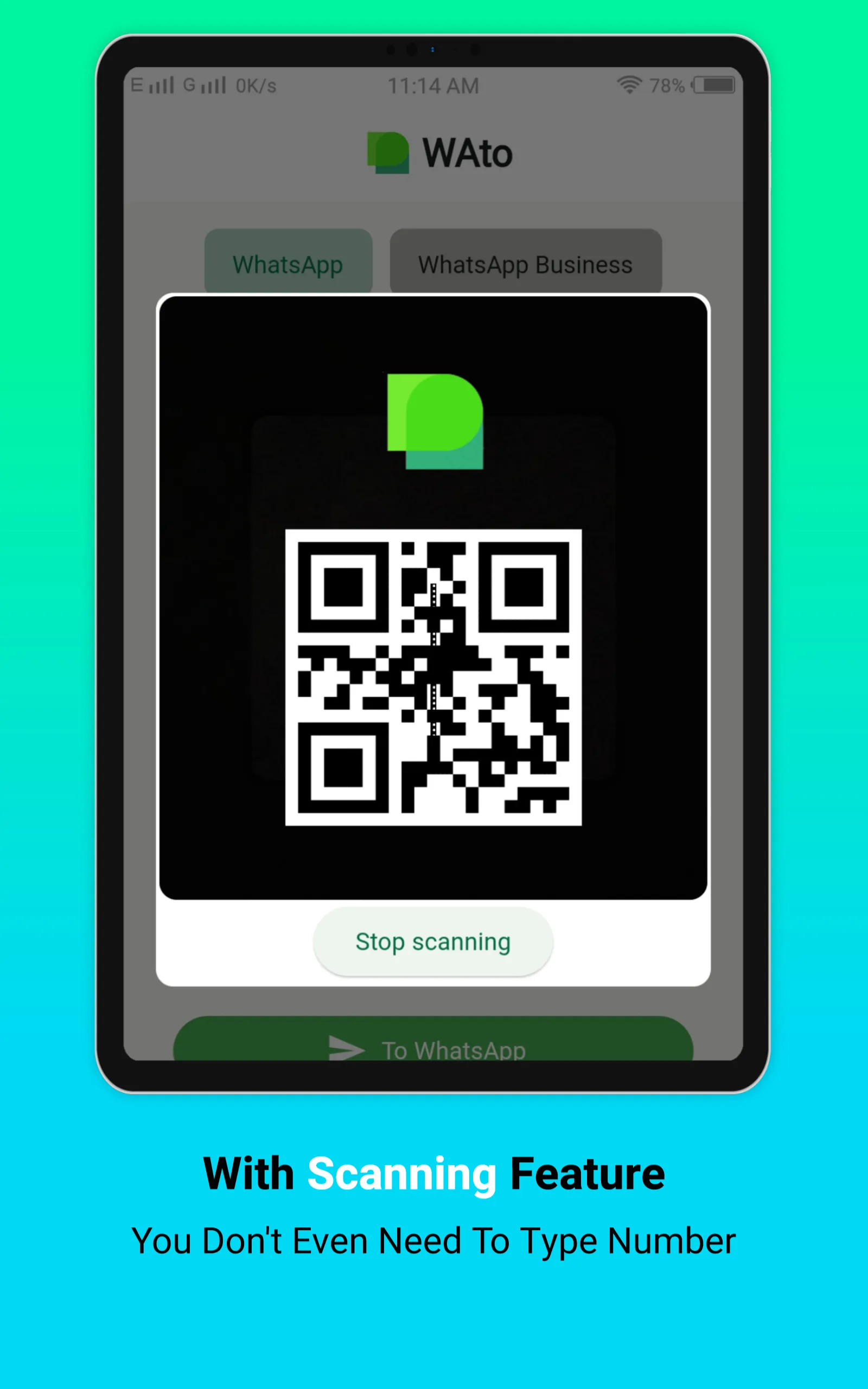 WAto - Message Without Contact | Indus Appstore | Screenshot