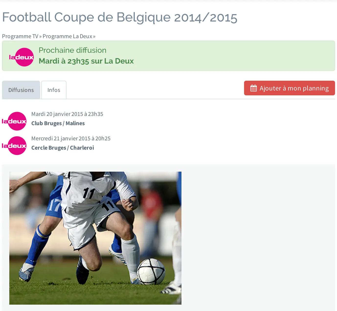 Programme TV Belgique | Indus Appstore | Screenshot