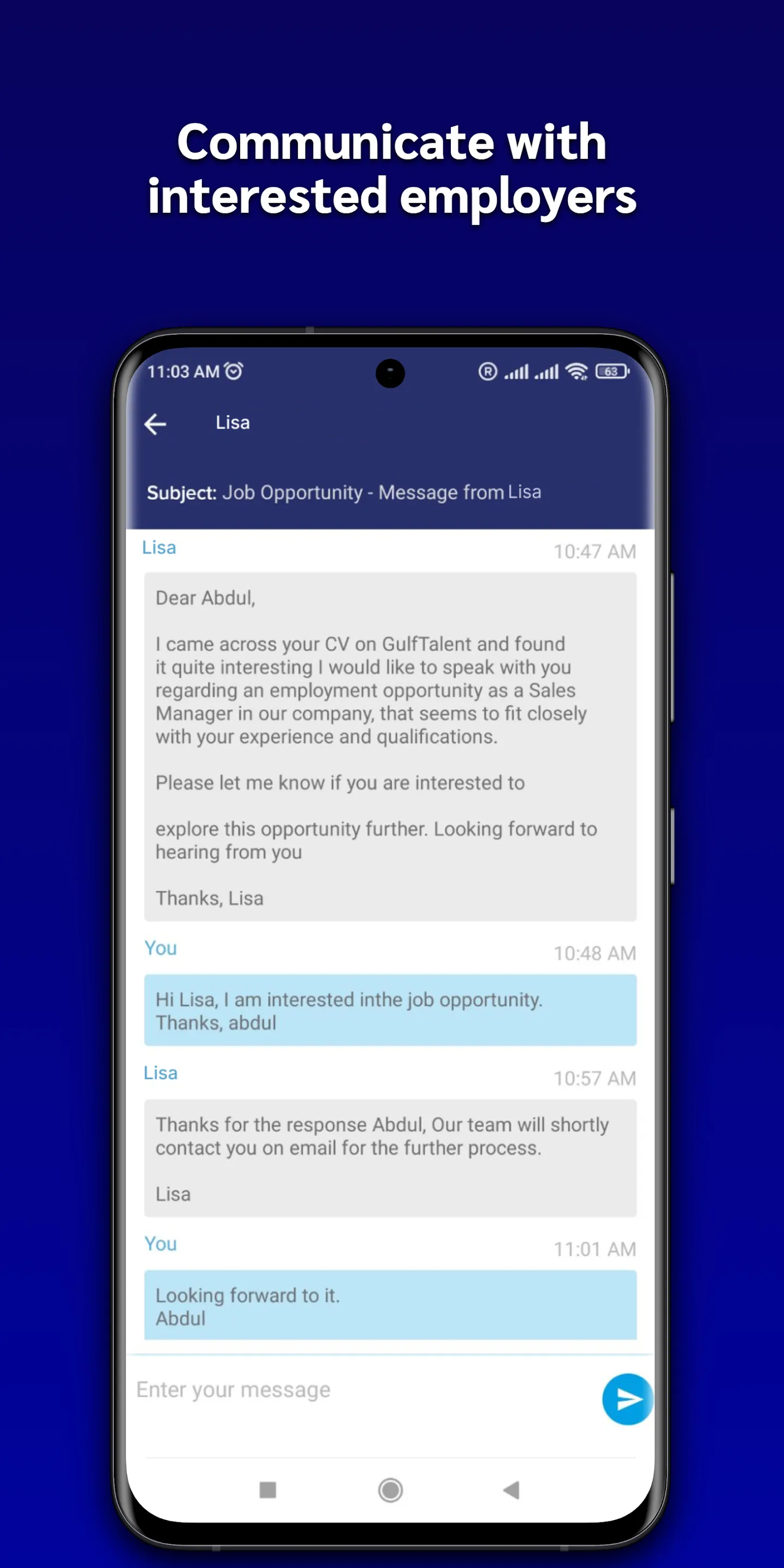 GulfTalent - Job Search App | Indus Appstore | Screenshot