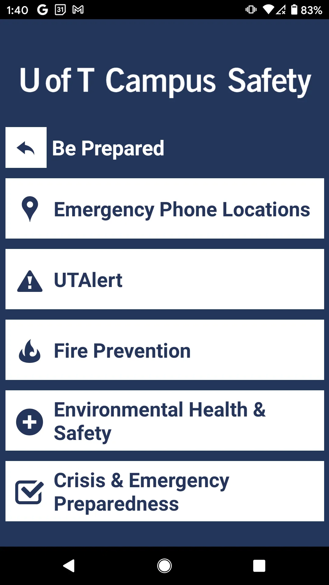 U of T Campus Safety | Indus Appstore | Screenshot