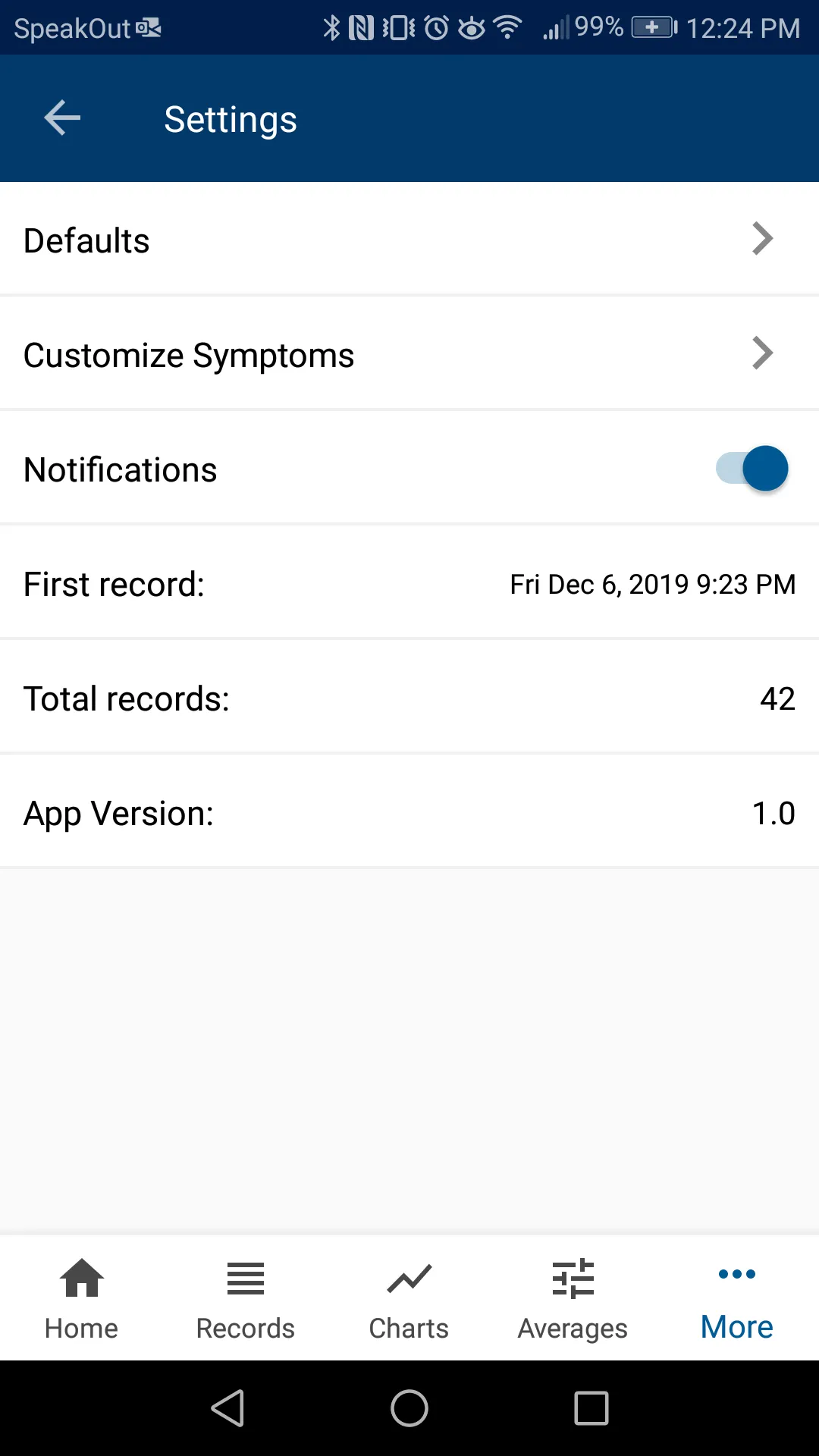 Health Symptom Tracker | Indus Appstore | Screenshot