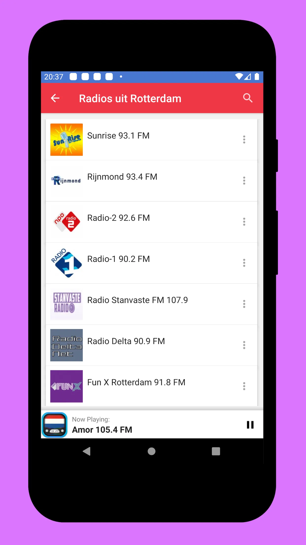 Radio Netherlands: FM Radio NL | Indus Appstore | Screenshot