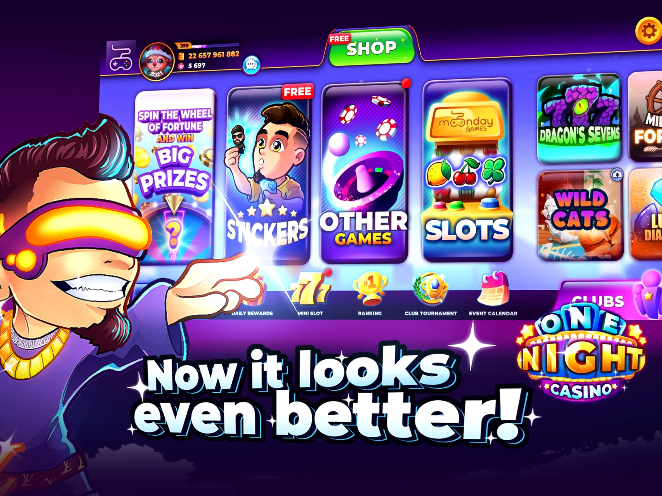 One Night Casino - Slots 777 | Indus Appstore | Screenshot