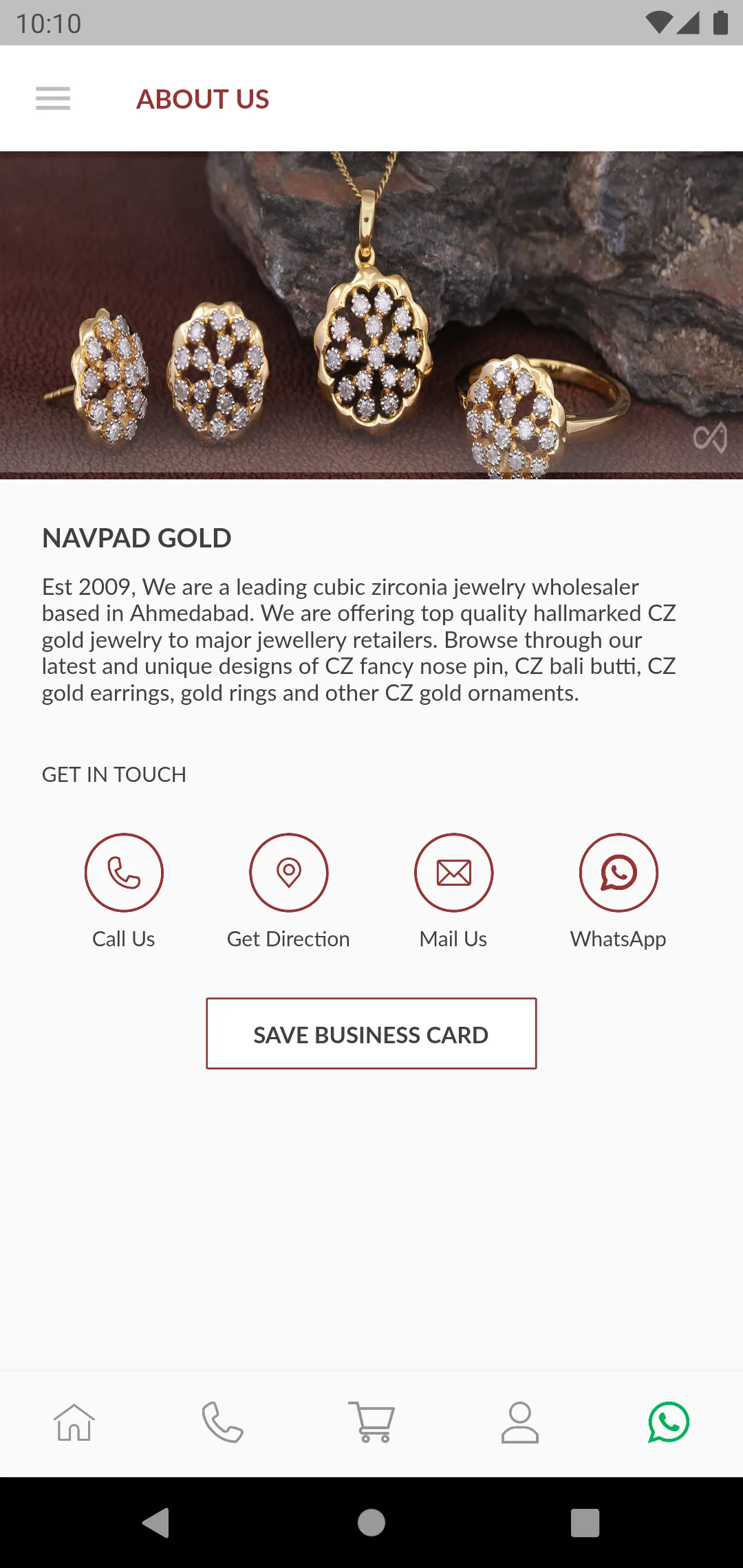 Navpad Gold – CZ Gold Jewelry  | Indus Appstore | Screenshot