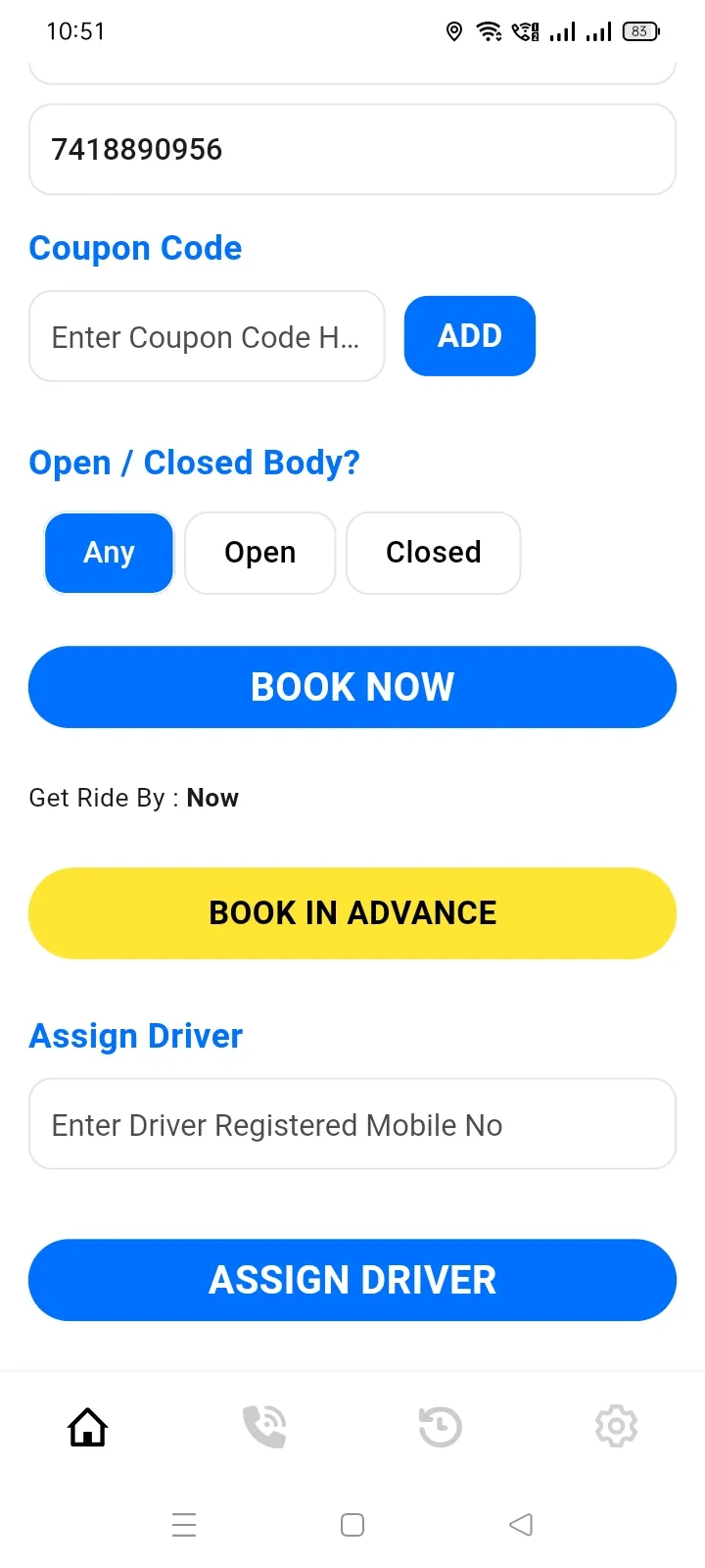 V Way Taxi : Ride Booking App | Indus Appstore | Screenshot