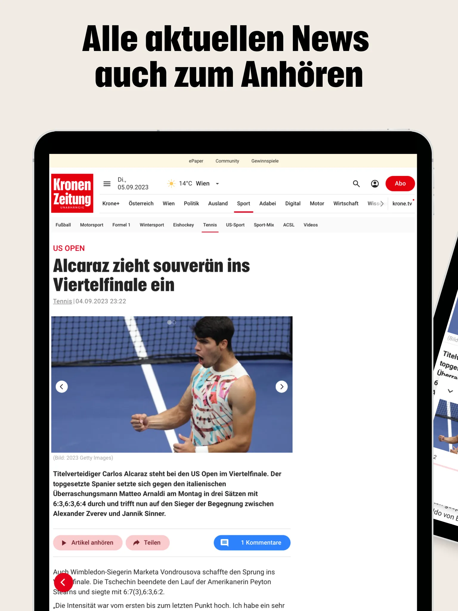 Krone Sport | Indus Appstore | Screenshot