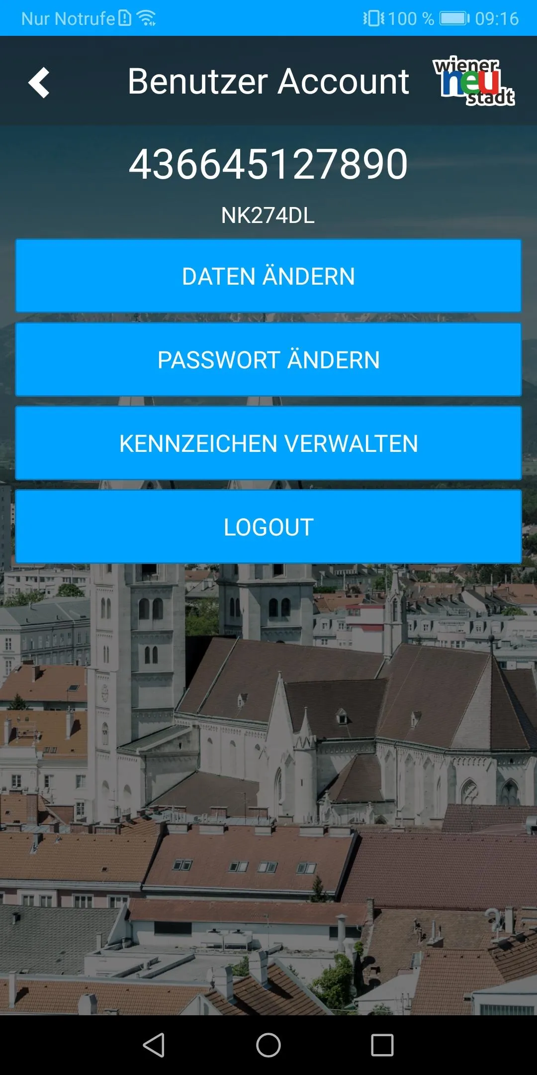 Parken Wiener Neustadt | Indus Appstore | Screenshot