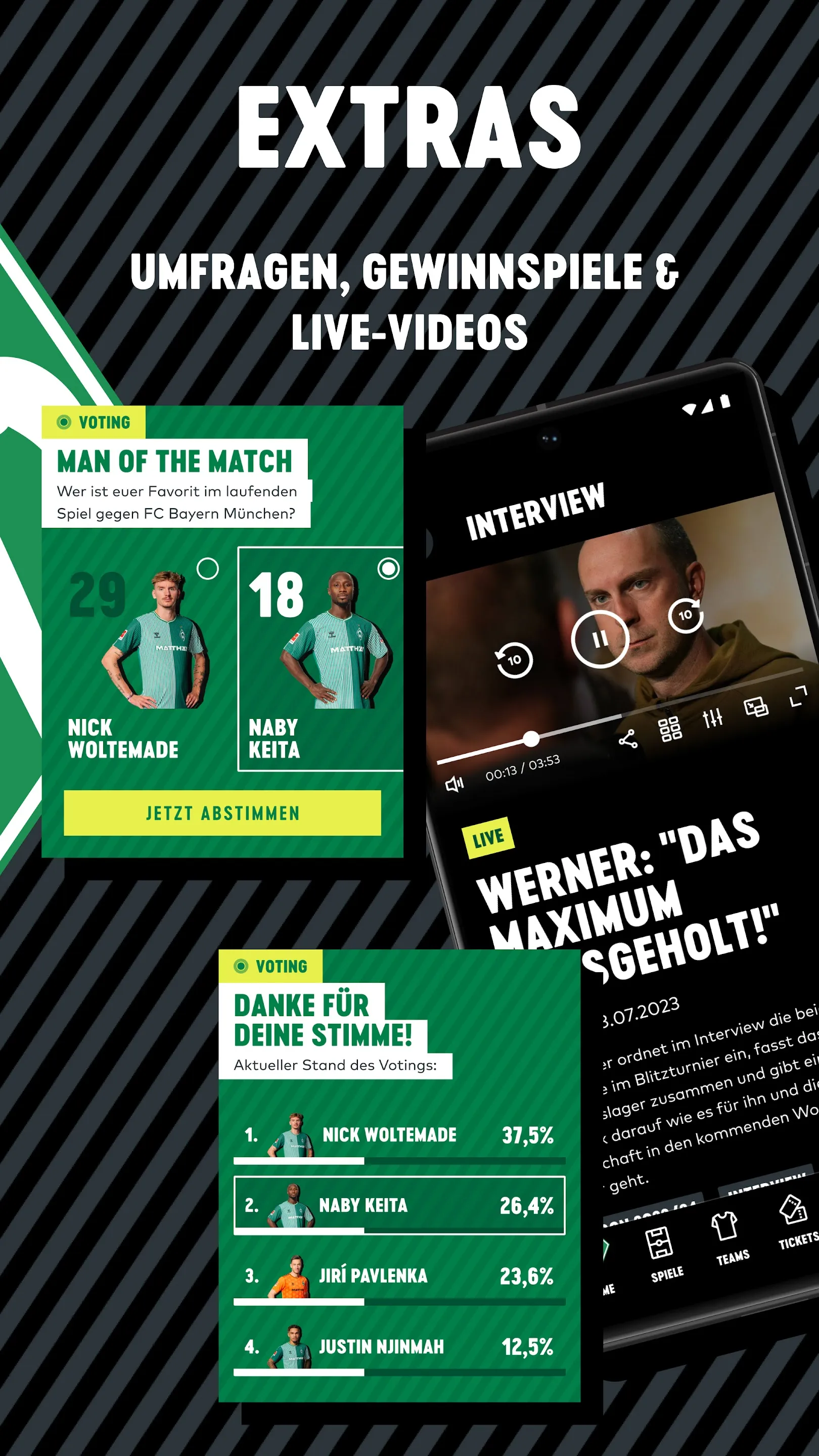 SV Werder Bremen | Indus Appstore | Screenshot