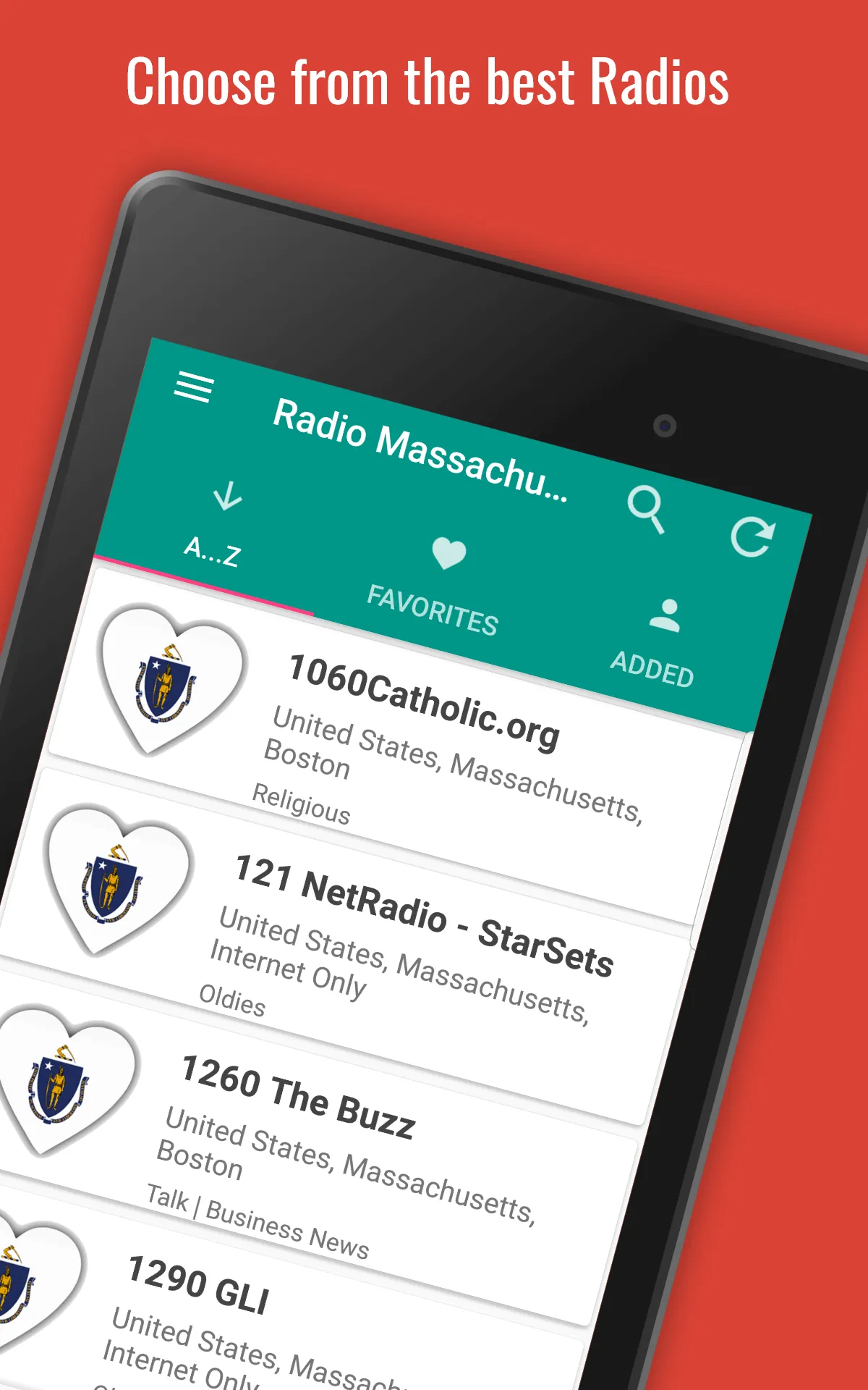 Massachusetts Radio Stations | Indus Appstore | Screenshot