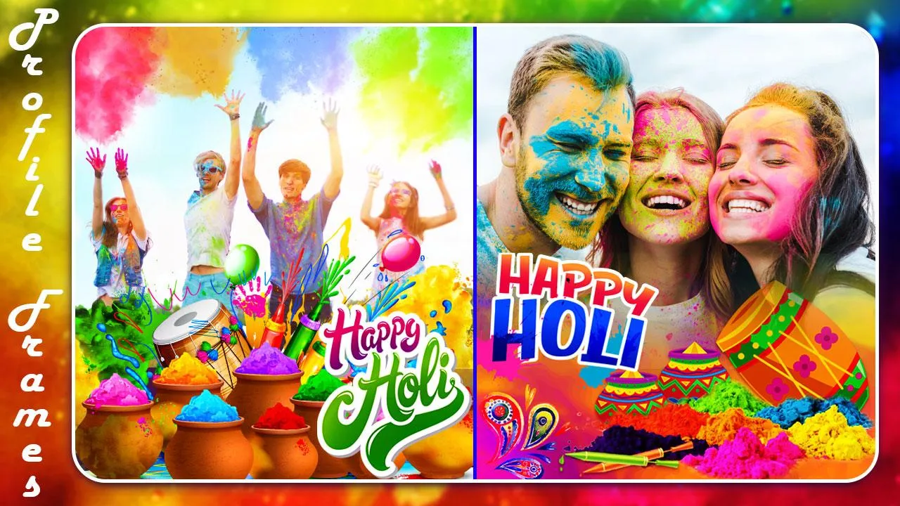 Happy Holi Photo Frame 2024 | Indus Appstore | Screenshot