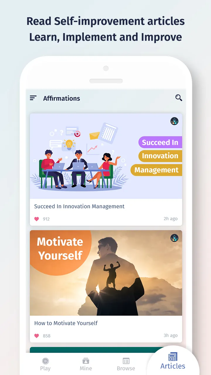 Purify: Positive Affirmations  | Indus Appstore | Screenshot