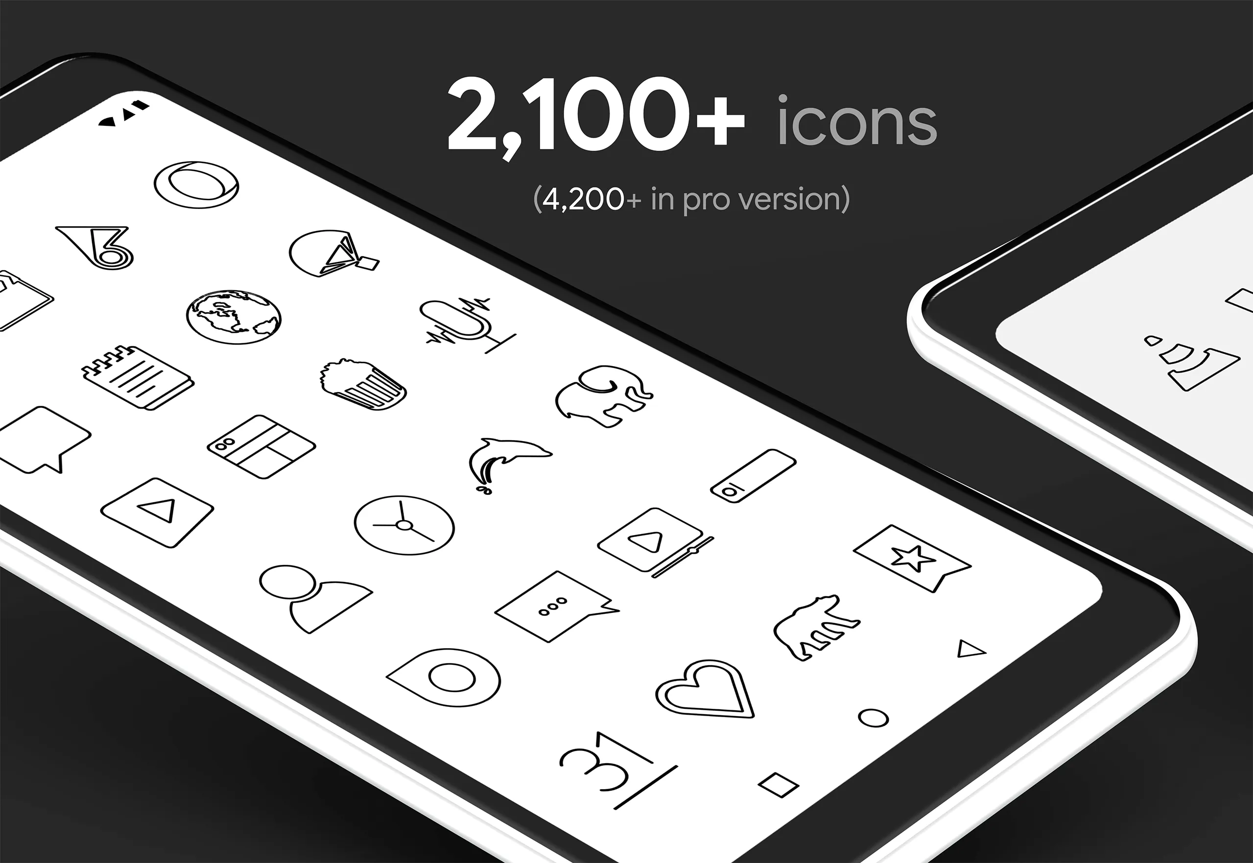 Lines Dark - Icon Pack | Indus Appstore | Screenshot