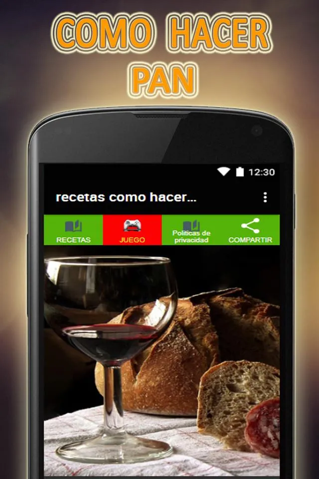 recetas como hacer pan casero | Indus Appstore | Screenshot