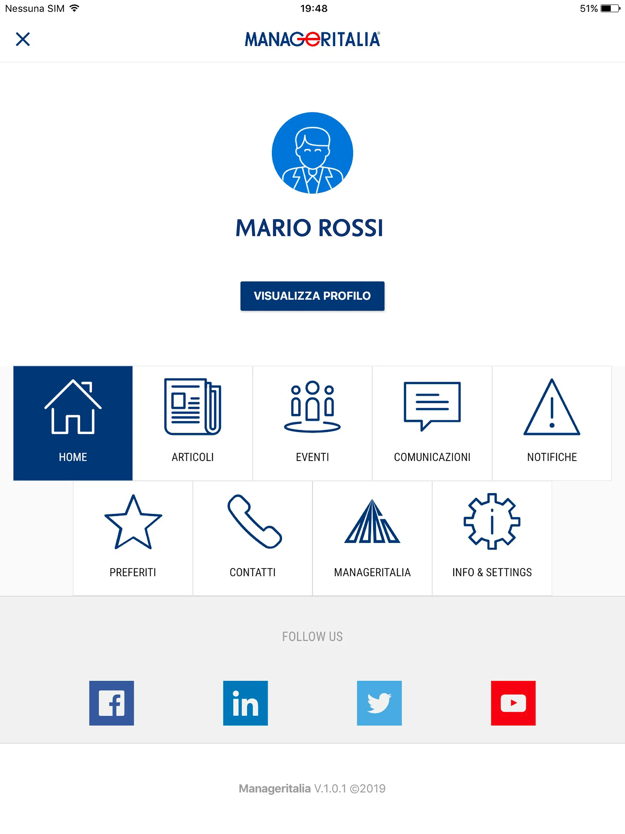 Manageritalia | Indus Appstore | Screenshot