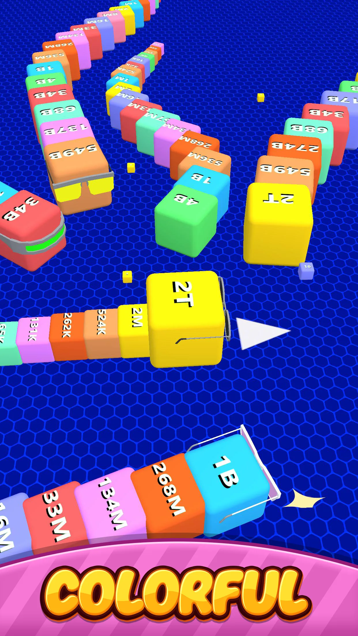 2048 Snake : Number Cube Snake | Indus Appstore | Screenshot