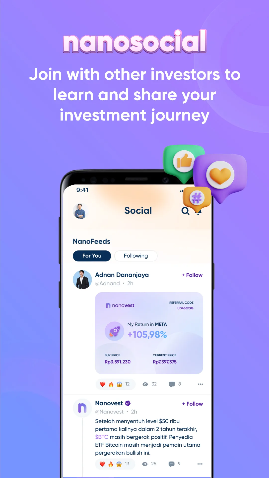 Nanovest: Buy Bitcoin, Crypto | Indus Appstore | Screenshot