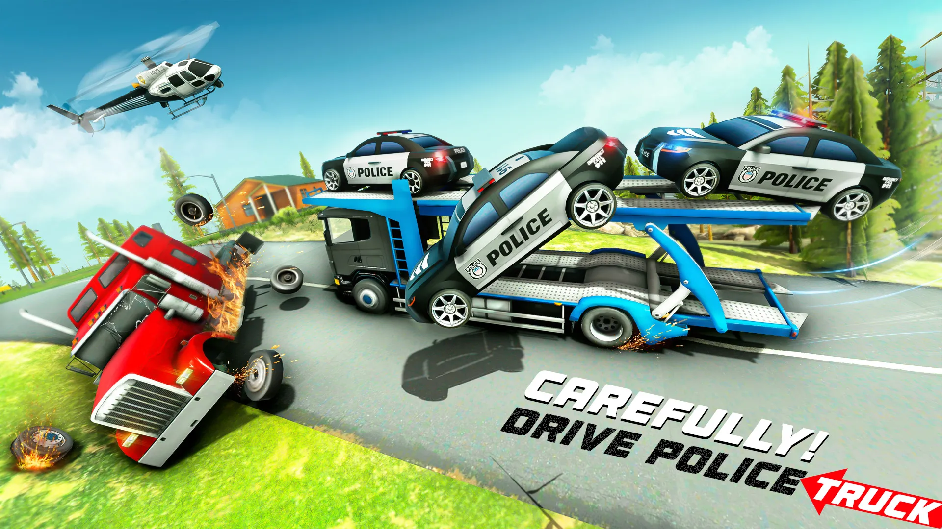 Police Cargo Truck Offroad 3D | Indus Appstore | Screenshot