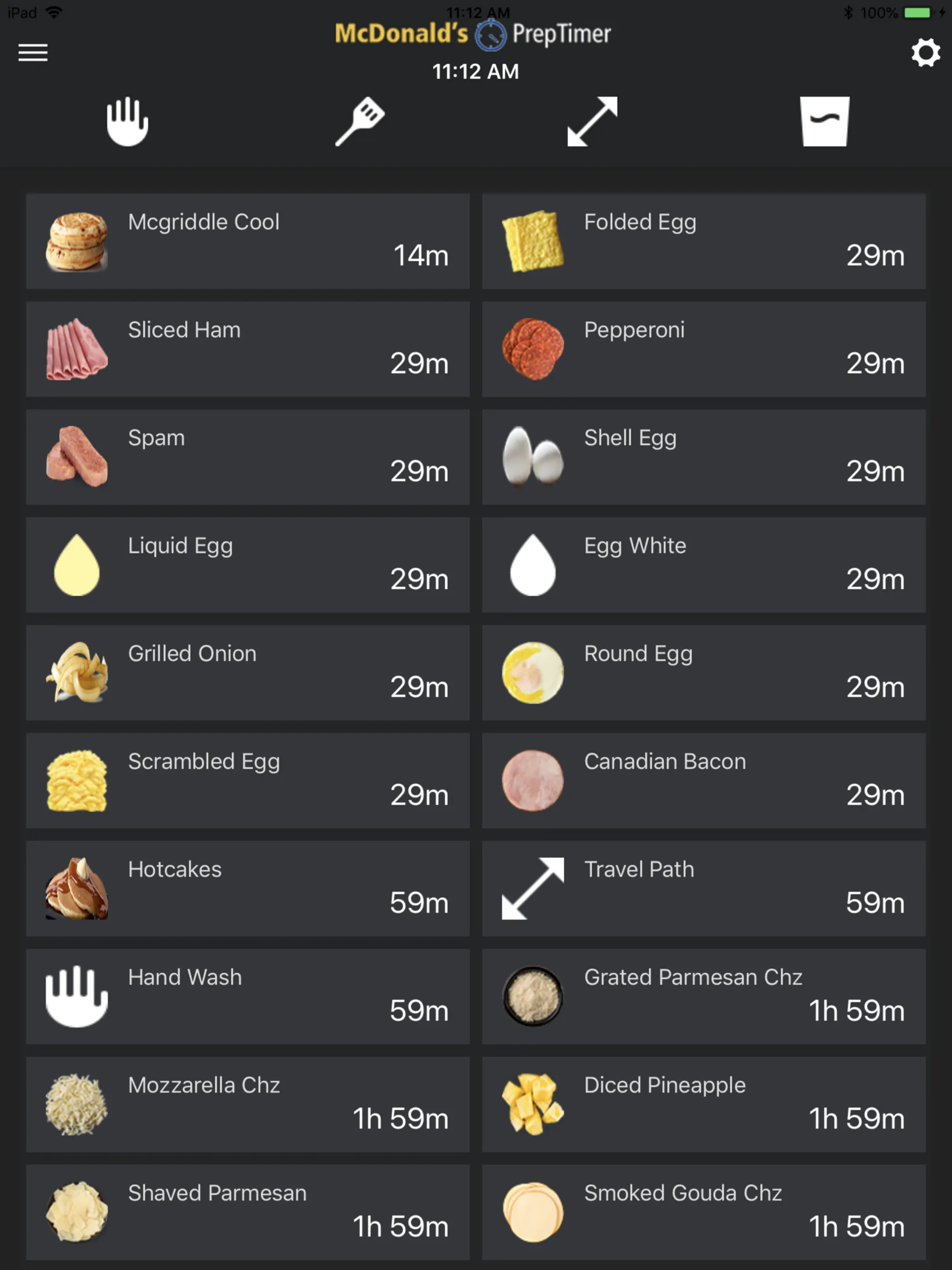 McDonalds Prep Timer | Indus Appstore | Screenshot