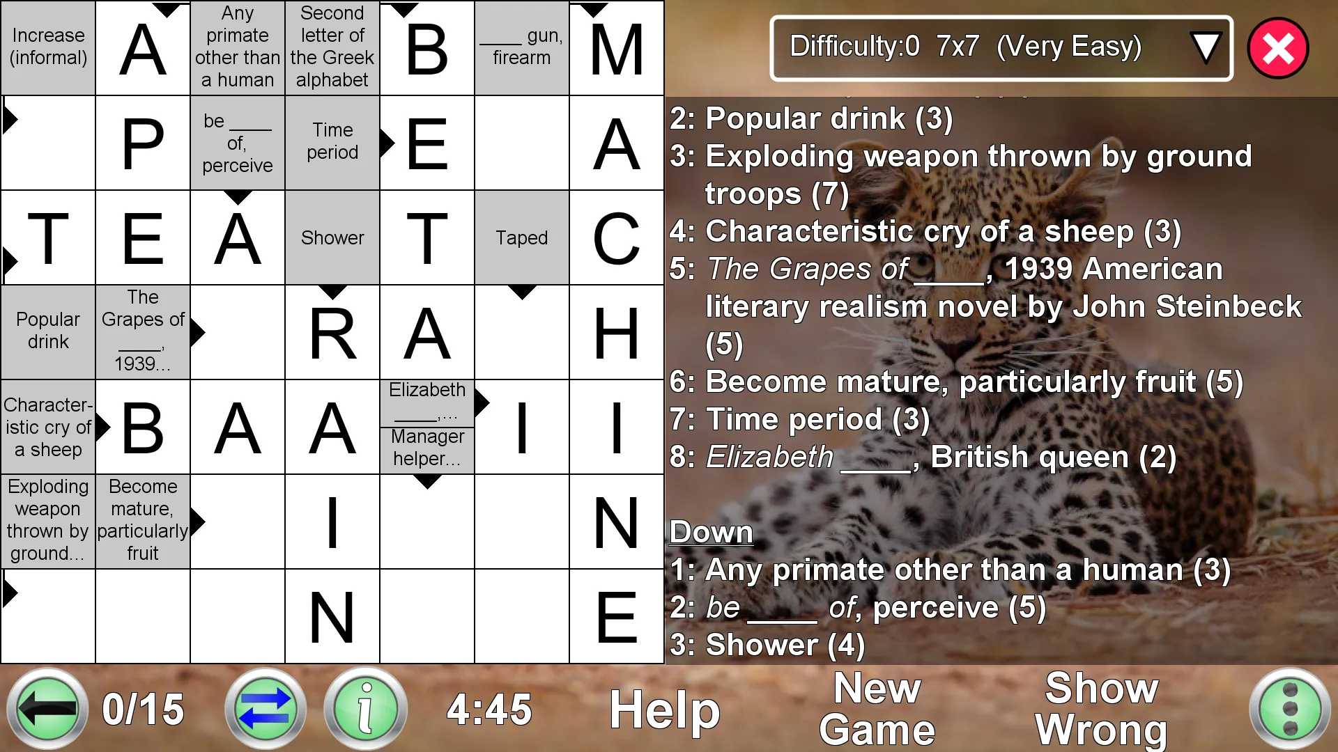 Crossword Unlimited | Indus Appstore | Screenshot