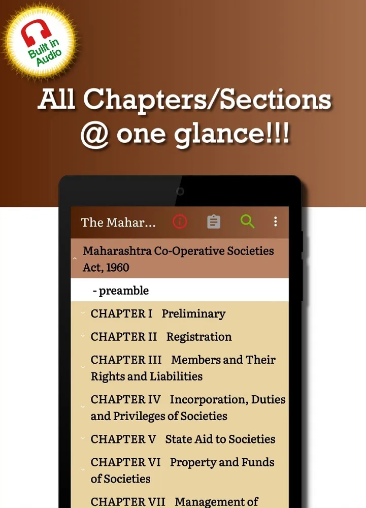 Maharashtra Co-Op Soc Act 1960 | Indus Appstore | Screenshot