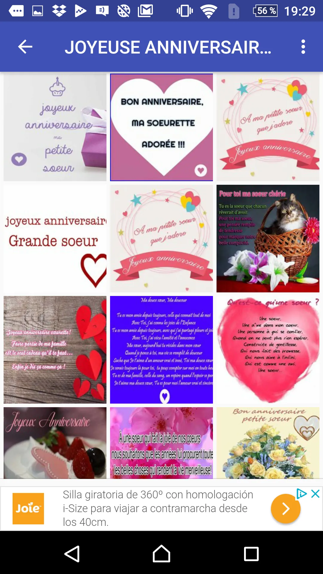 Ma Soeur Joyeux Anniversaire | Indus Appstore | Screenshot