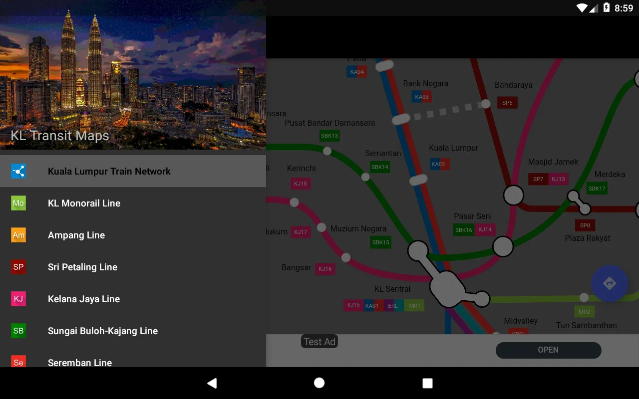 Trainsity Kuala Lumpur LRT KTM | Indus Appstore | Screenshot