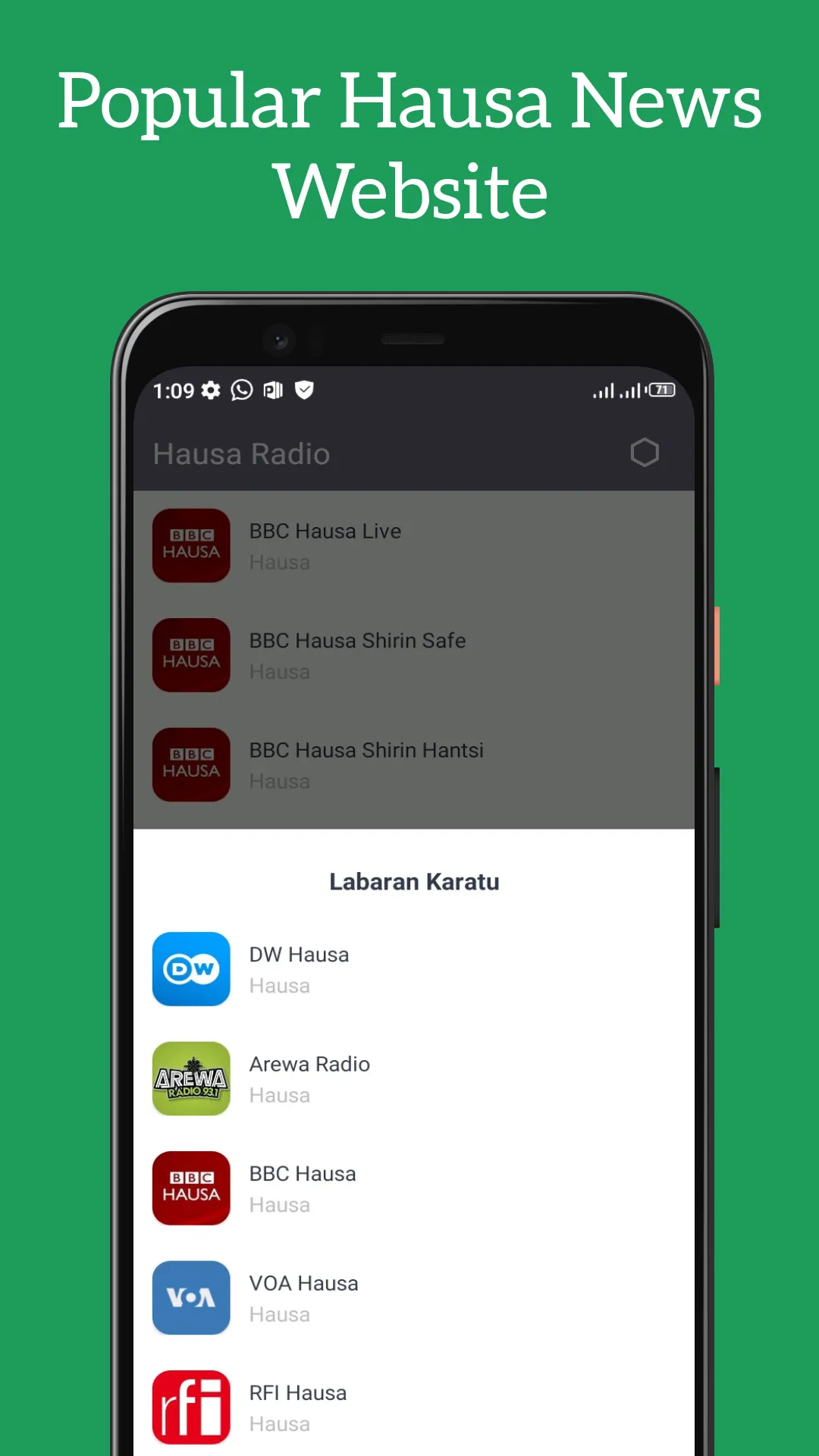 Hausa Radio Stations | Indus Appstore | Screenshot