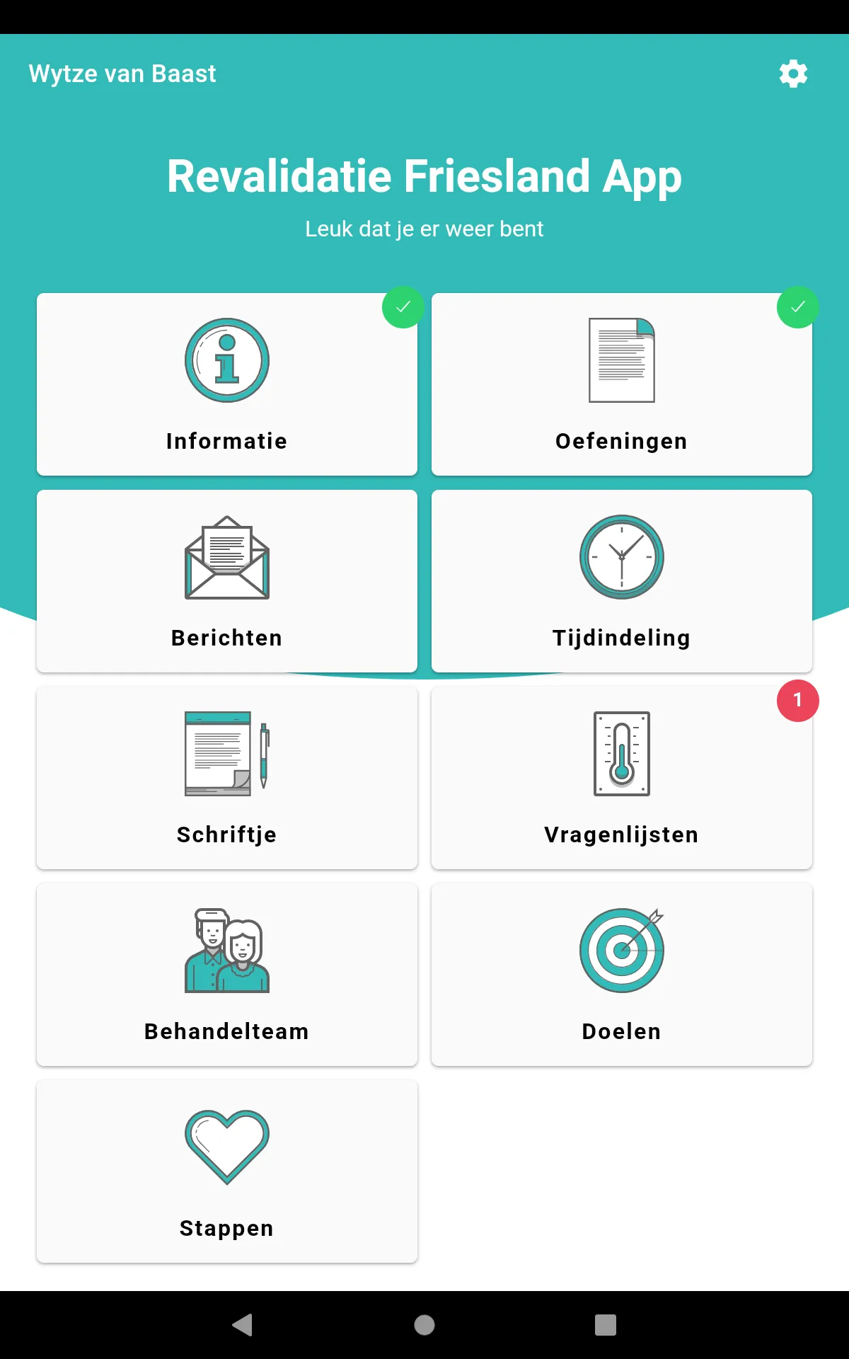 Revalidatie Friesland App | Indus Appstore | Screenshot