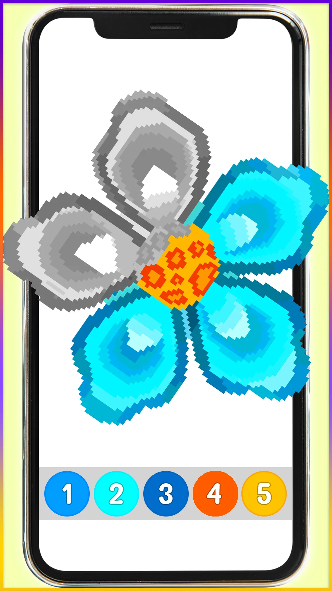 Flowers Pixel Art Coloring | Indus Appstore | Screenshot