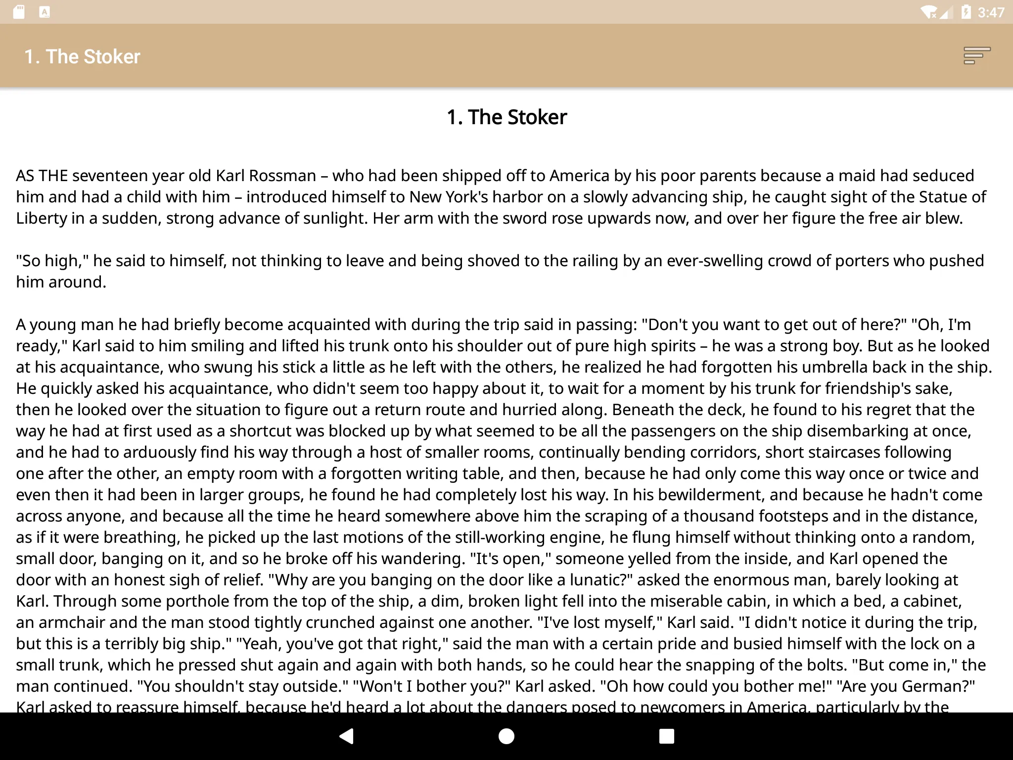 The Complete Franz Kafka | Indus Appstore | Screenshot