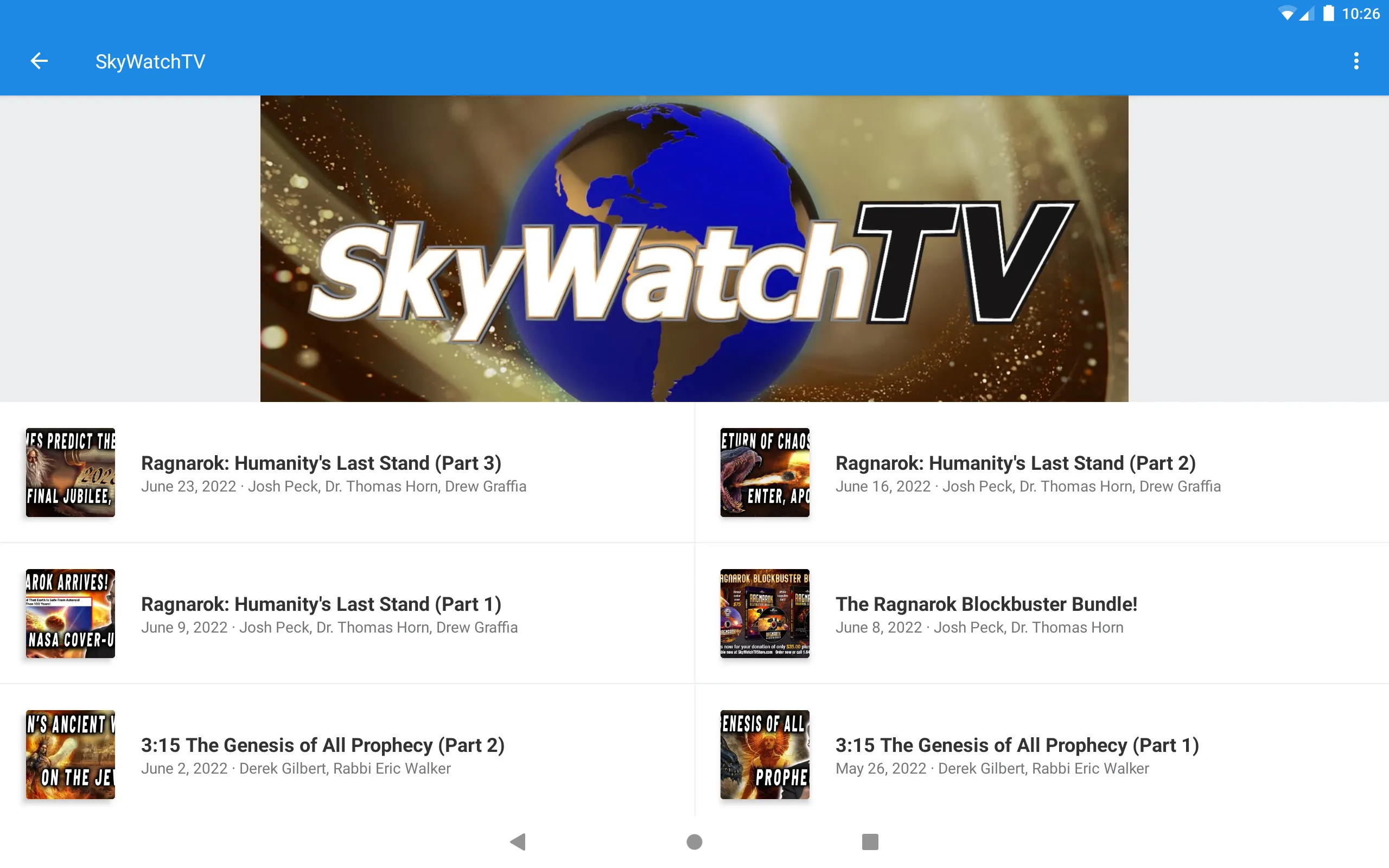 SkyWatchTV App | Indus Appstore | Screenshot