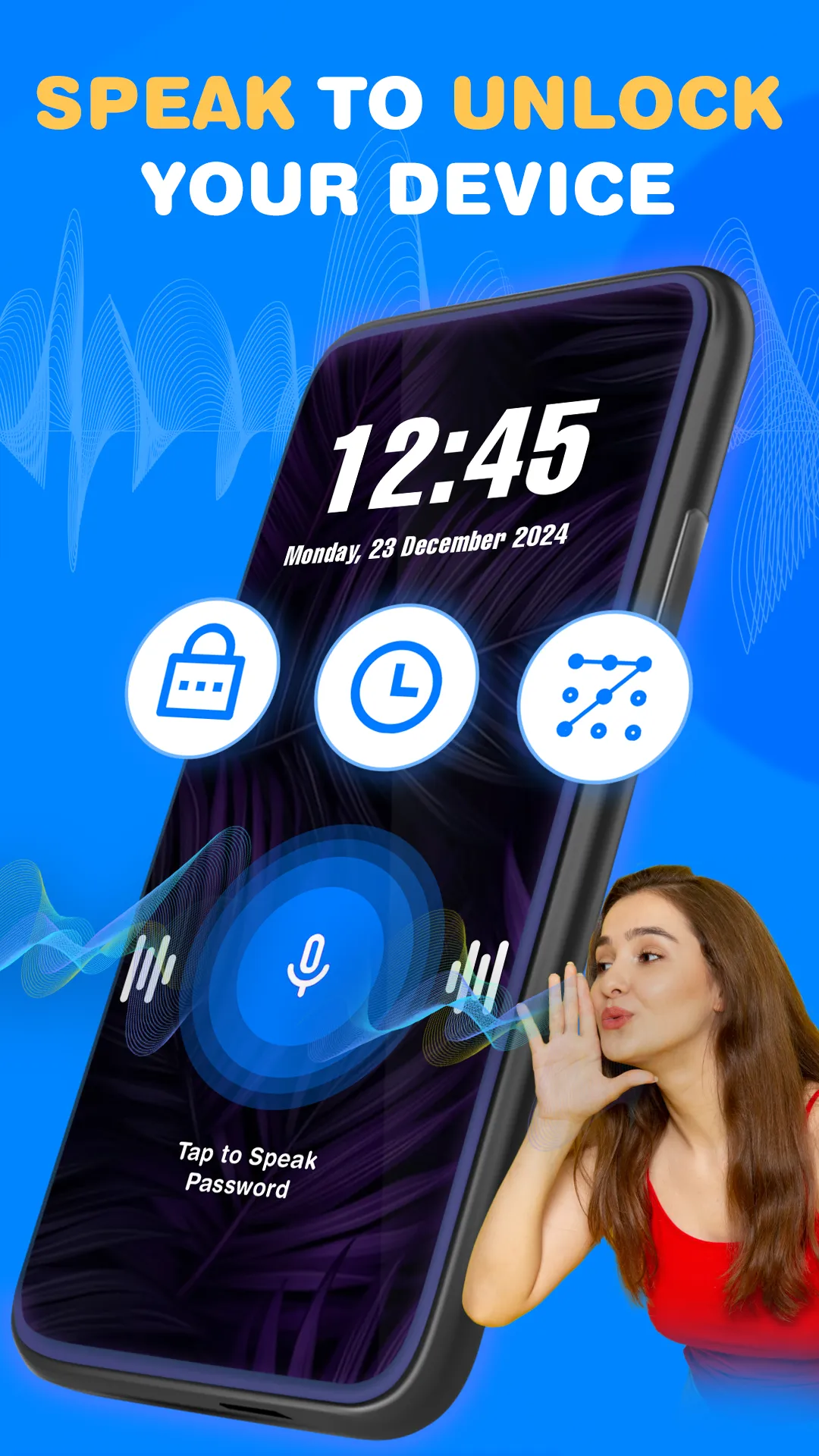 Voice Screen Lock: Voice Lock | Indus Appstore | Screenshot