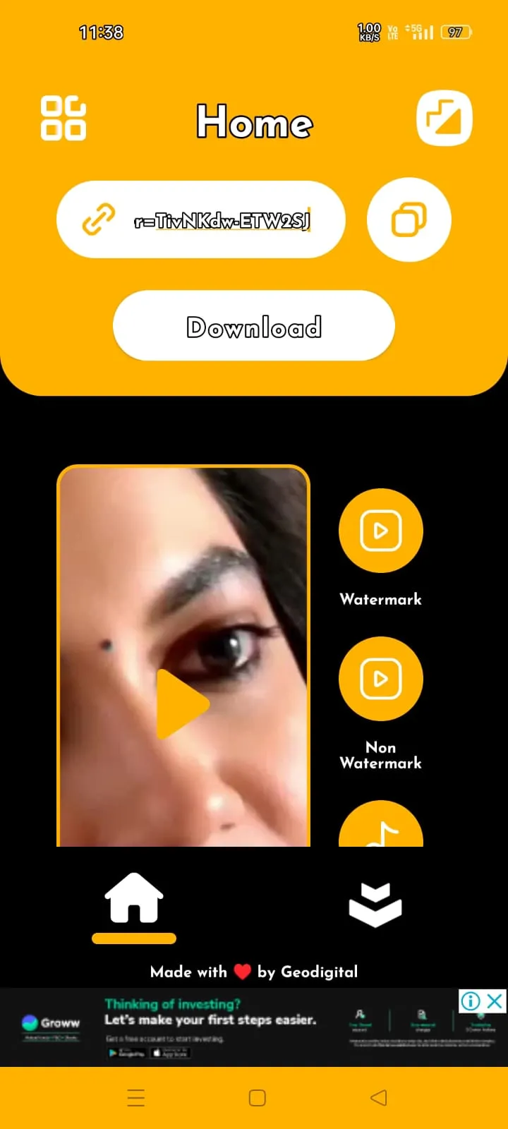 Moj Video Downloader | Indus Appstore | Screenshot