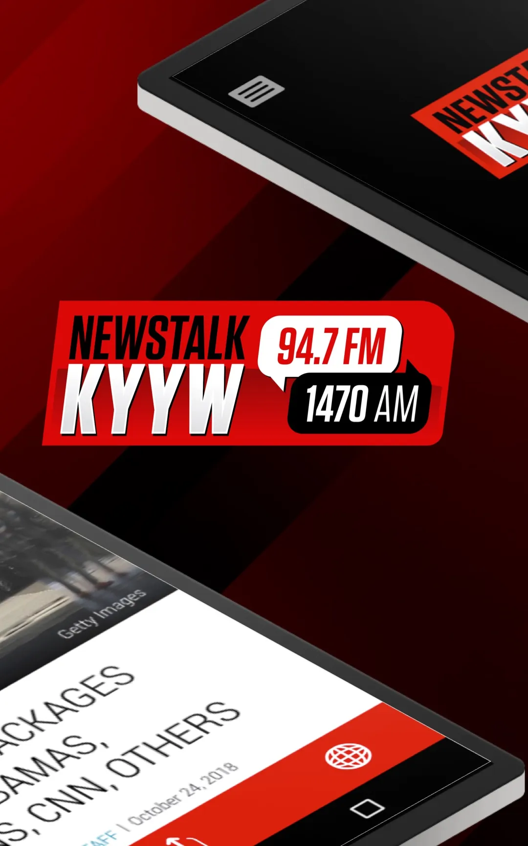 KYYW 94.7 FM/1470 AM News Talk | Indus Appstore | Screenshot