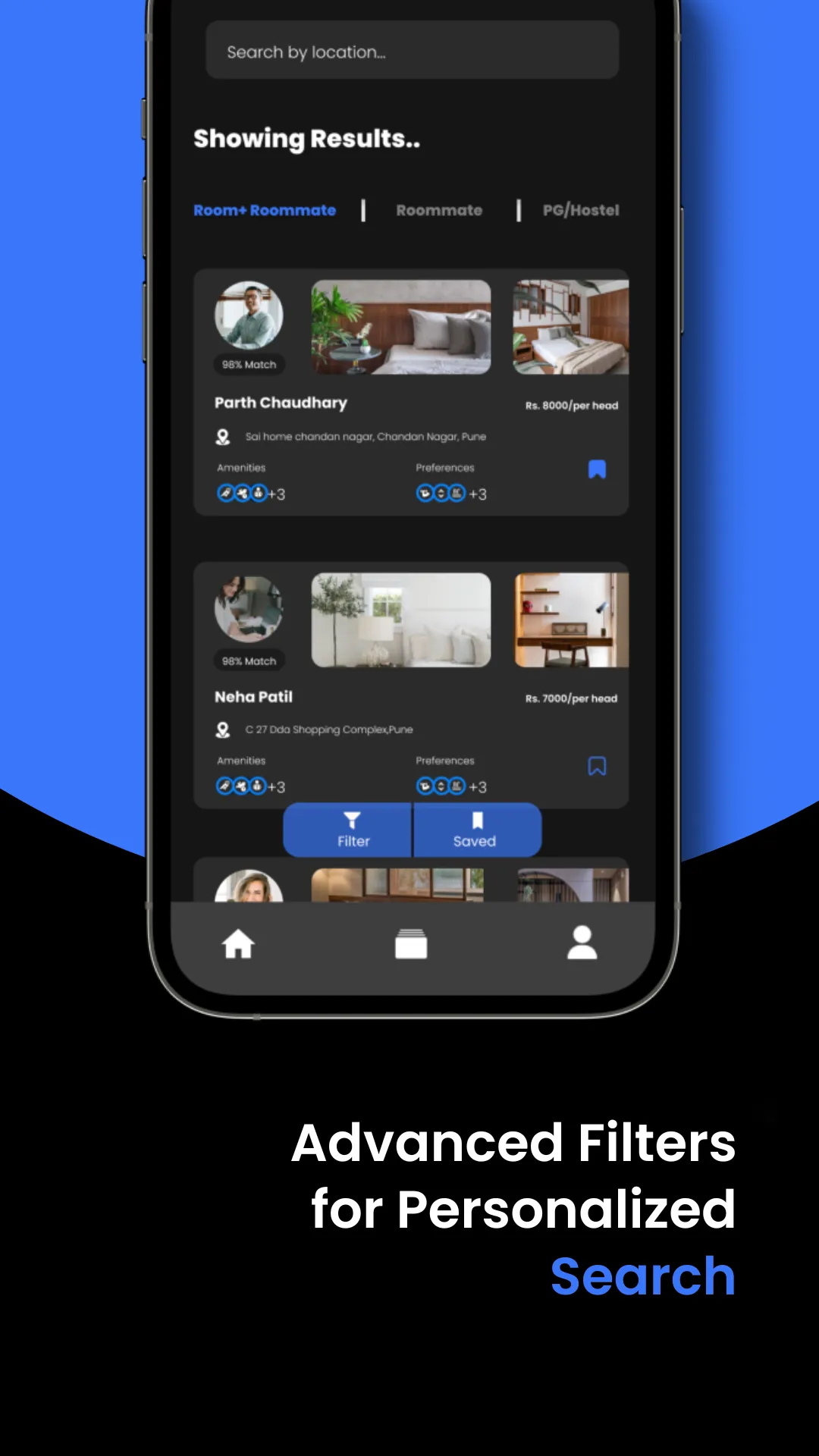 Denner: Flat and flatmate Pune | Indus Appstore | Screenshot