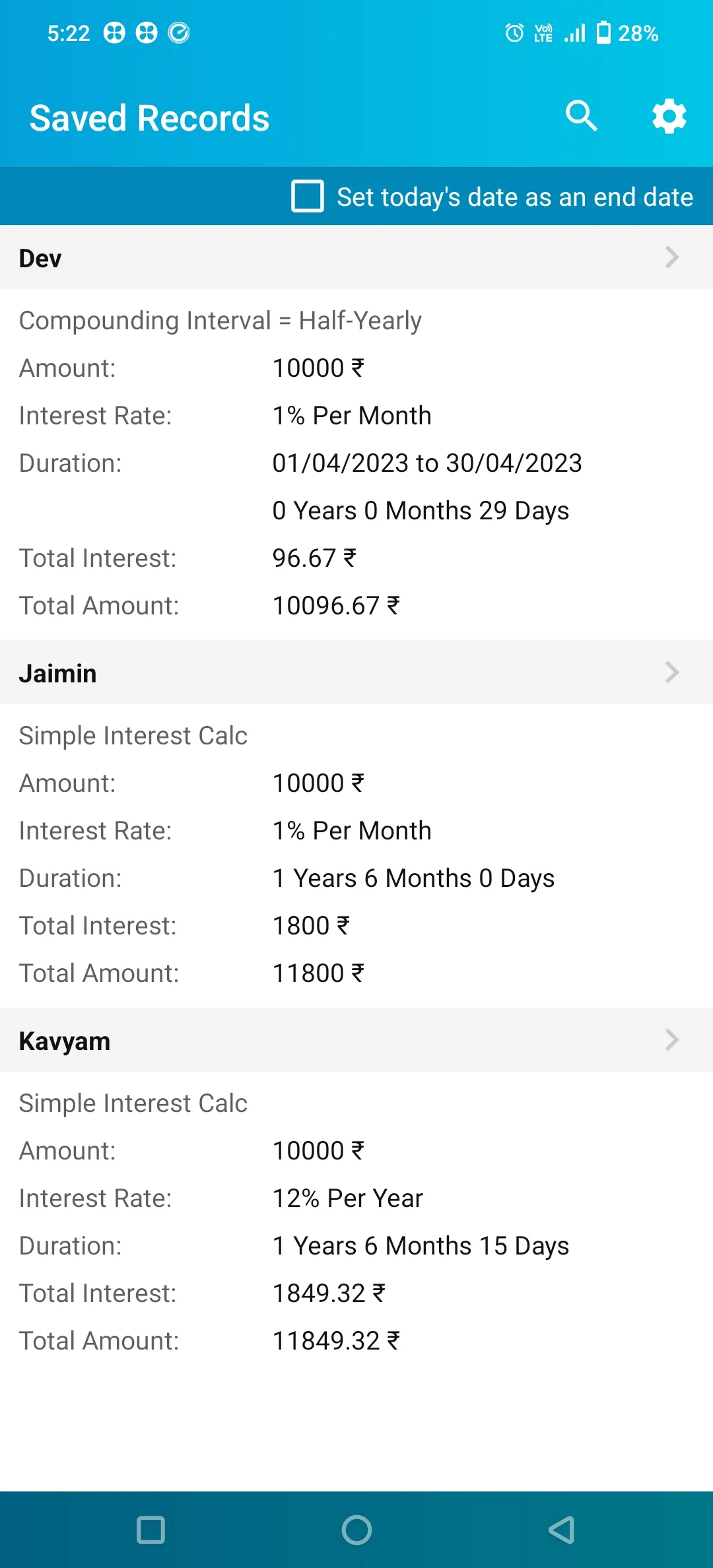 Interest Calculator | Indus Appstore | Screenshot