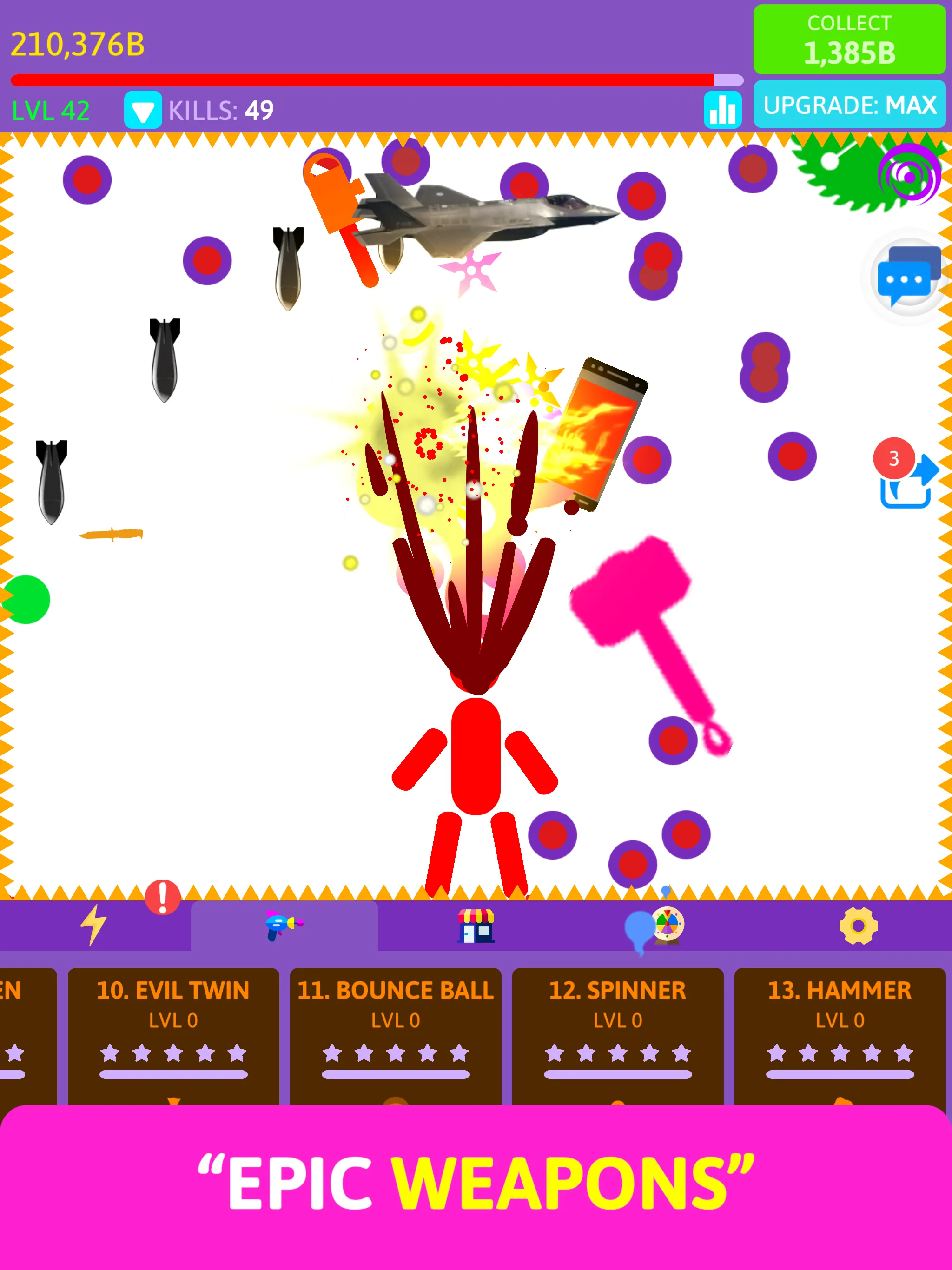 Beat Stickman: Infinity Clones | Indus Appstore | Screenshot