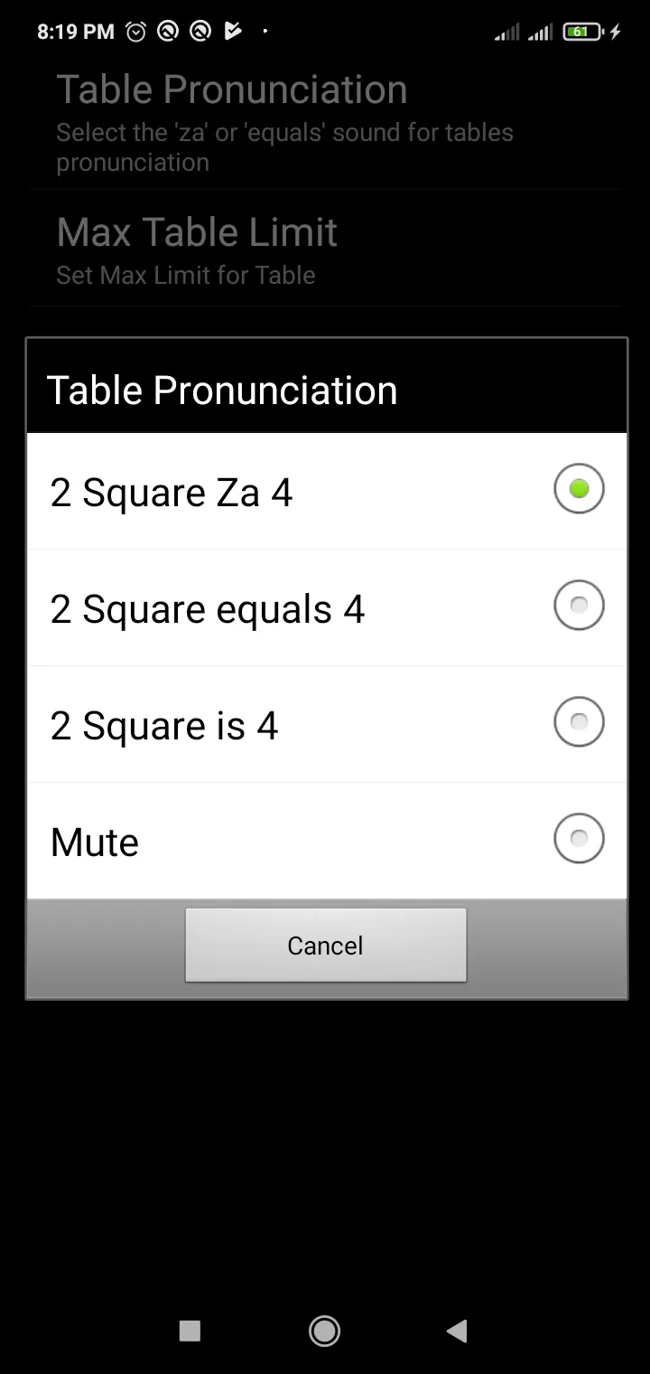 Square Cube Tables | Indus Appstore | Screenshot