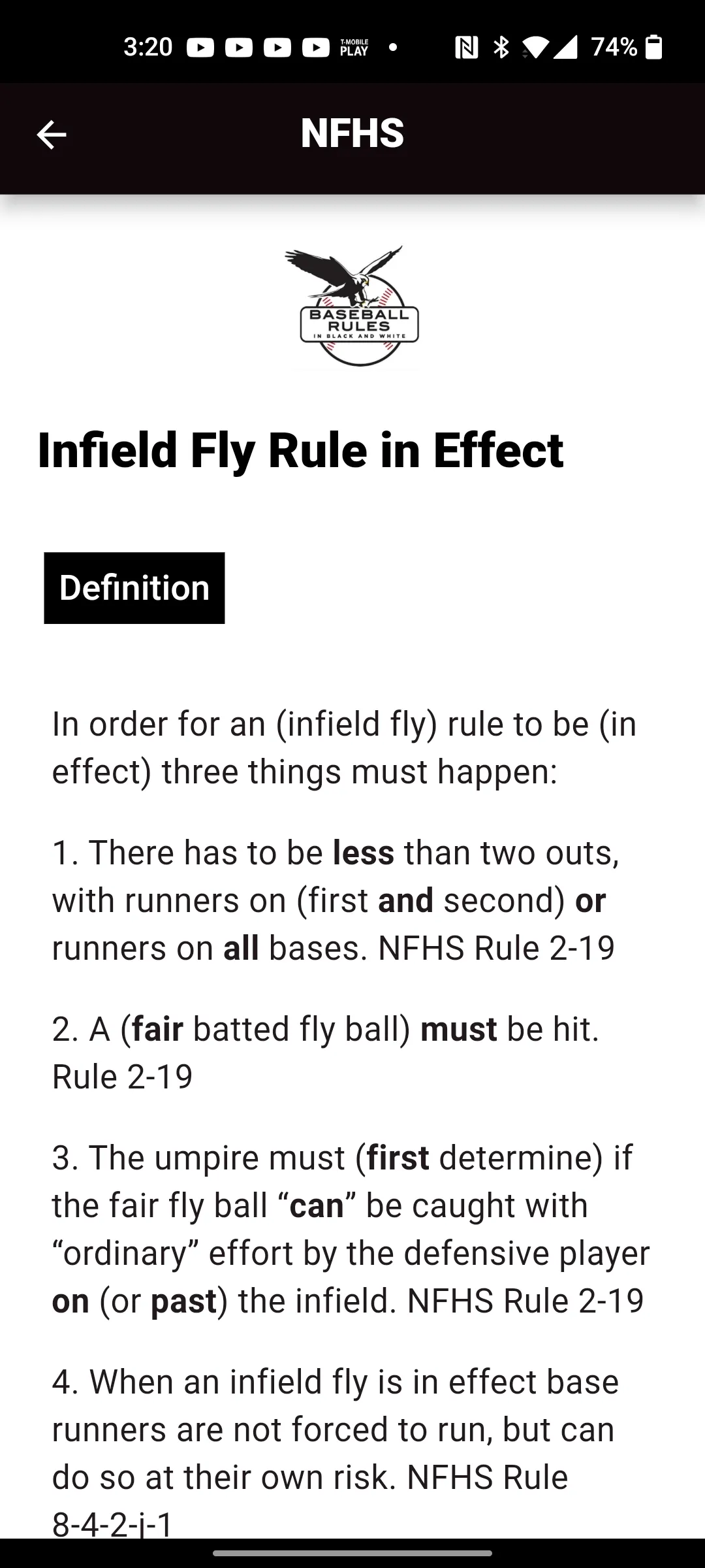 Baseball Rules | Indus Appstore | Screenshot