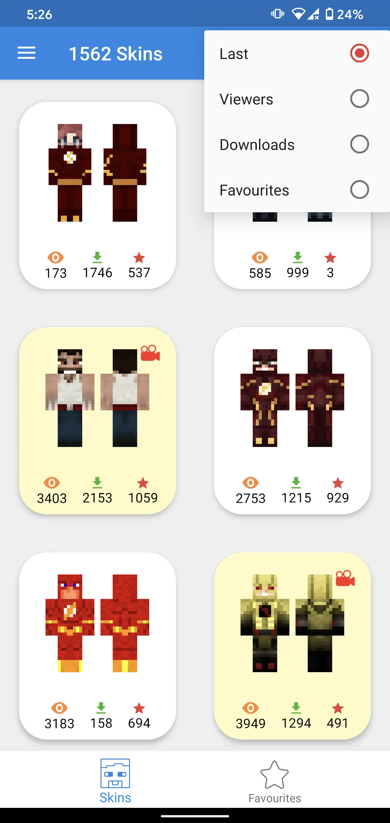 Superhero Skins | Indus Appstore | Screenshot