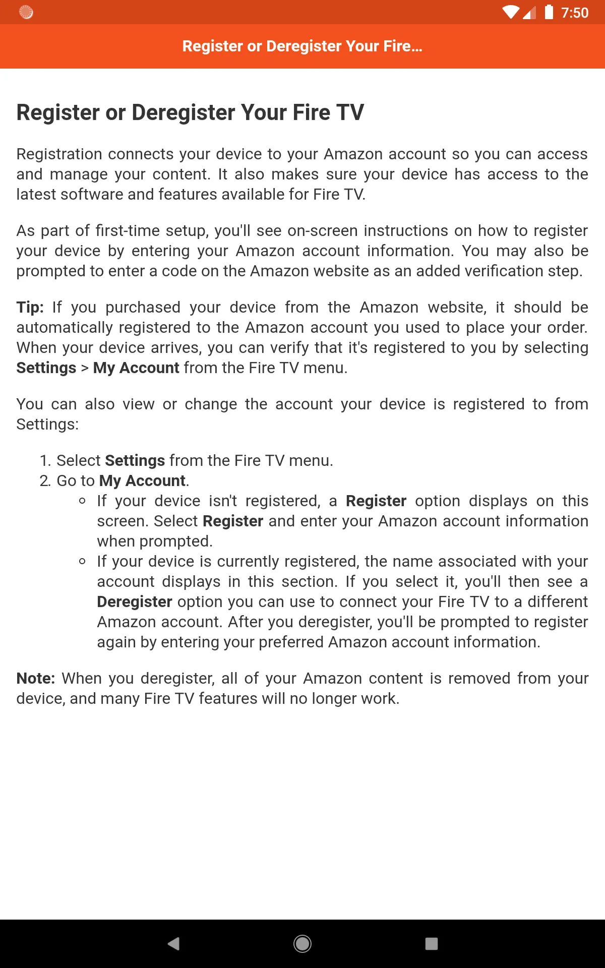 User guide for Fire TV | Indus Appstore | Screenshot