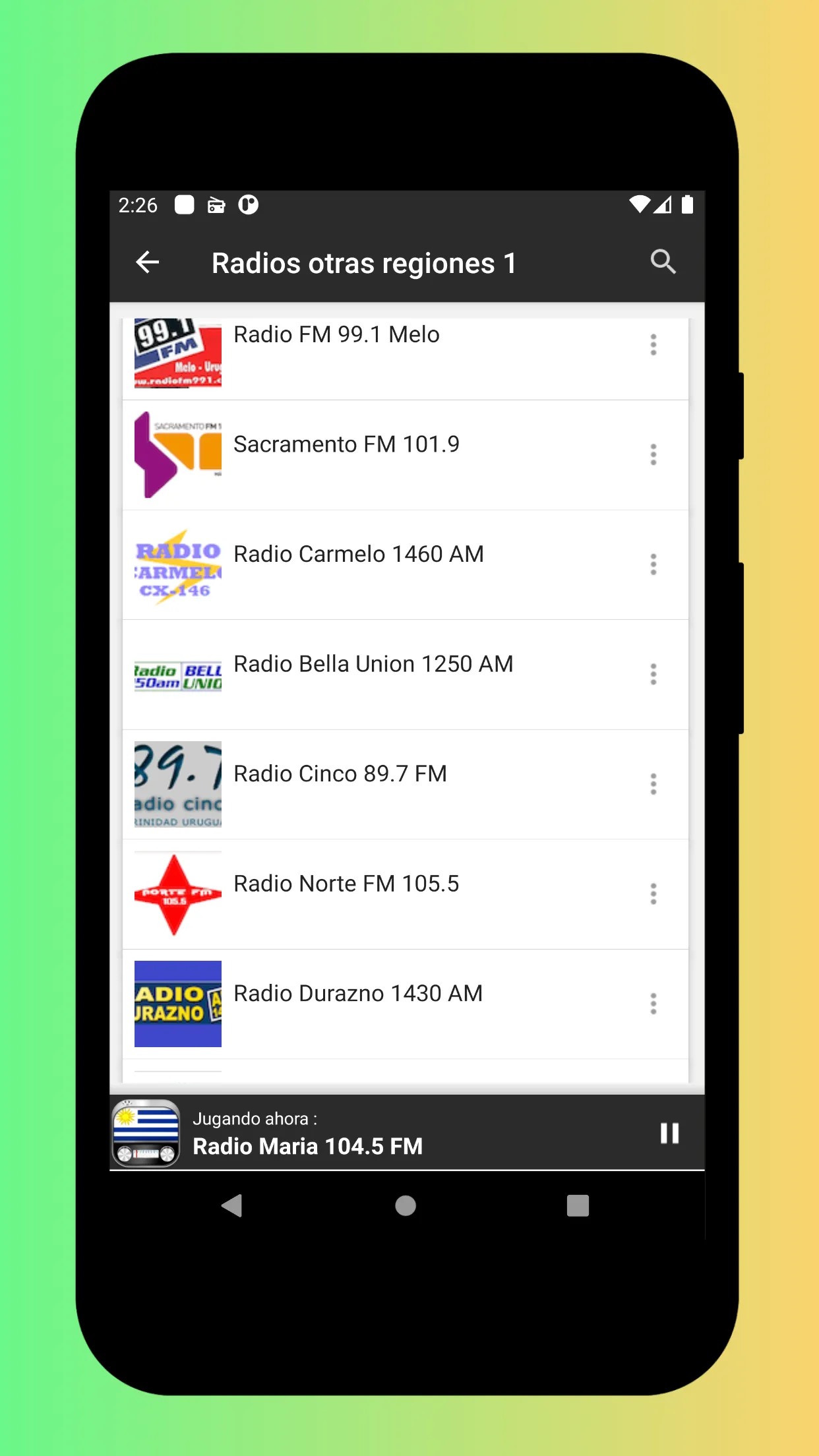 Radio Uruguay FM: Radio Online | Indus Appstore | Screenshot